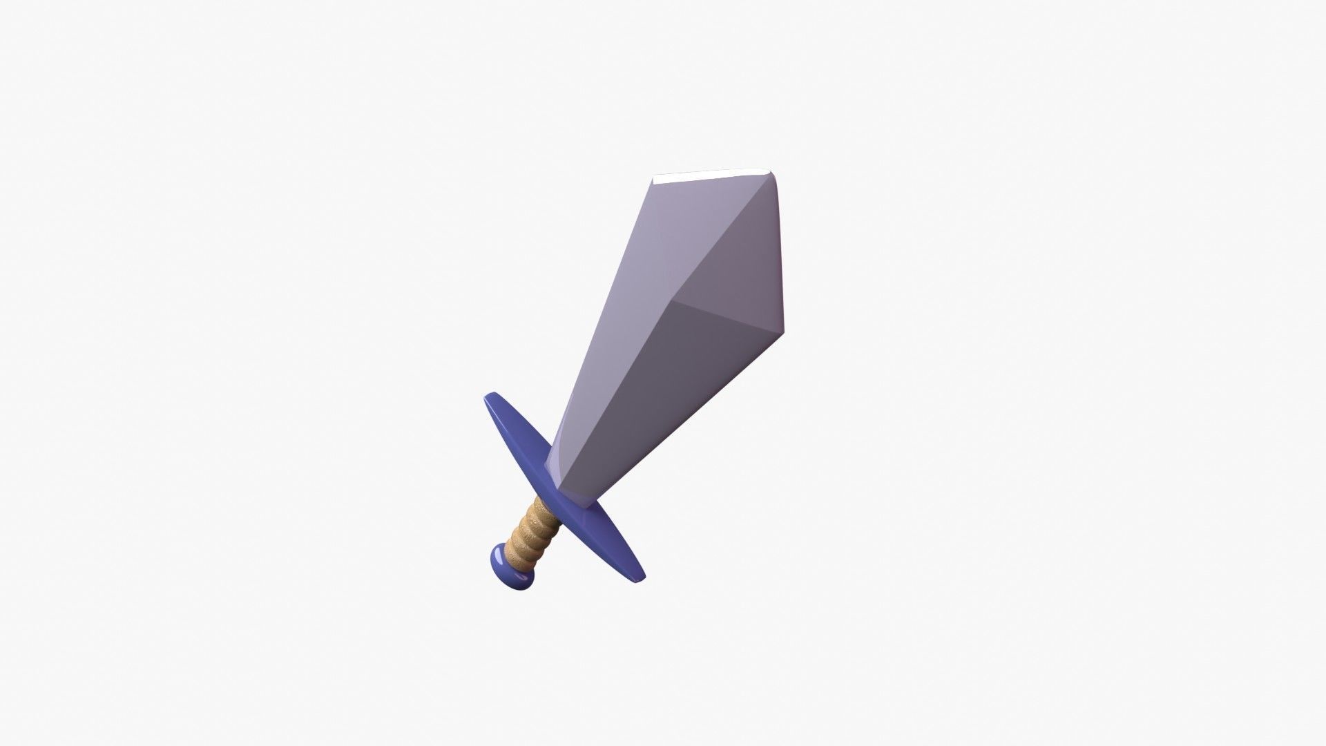 Sword 3D Illustration 3D model_17