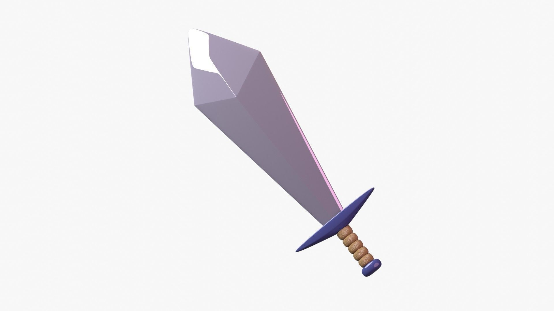 Sword 3D Illustration 3D model_11