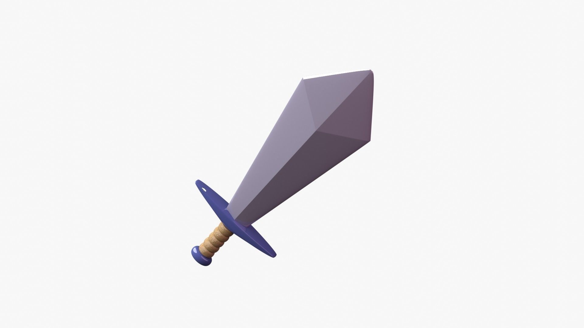Sword 3D Illustration 3D model_5
