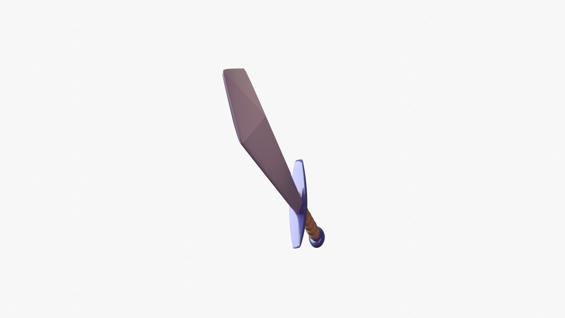 Sword 3D Illustration 3D model_15