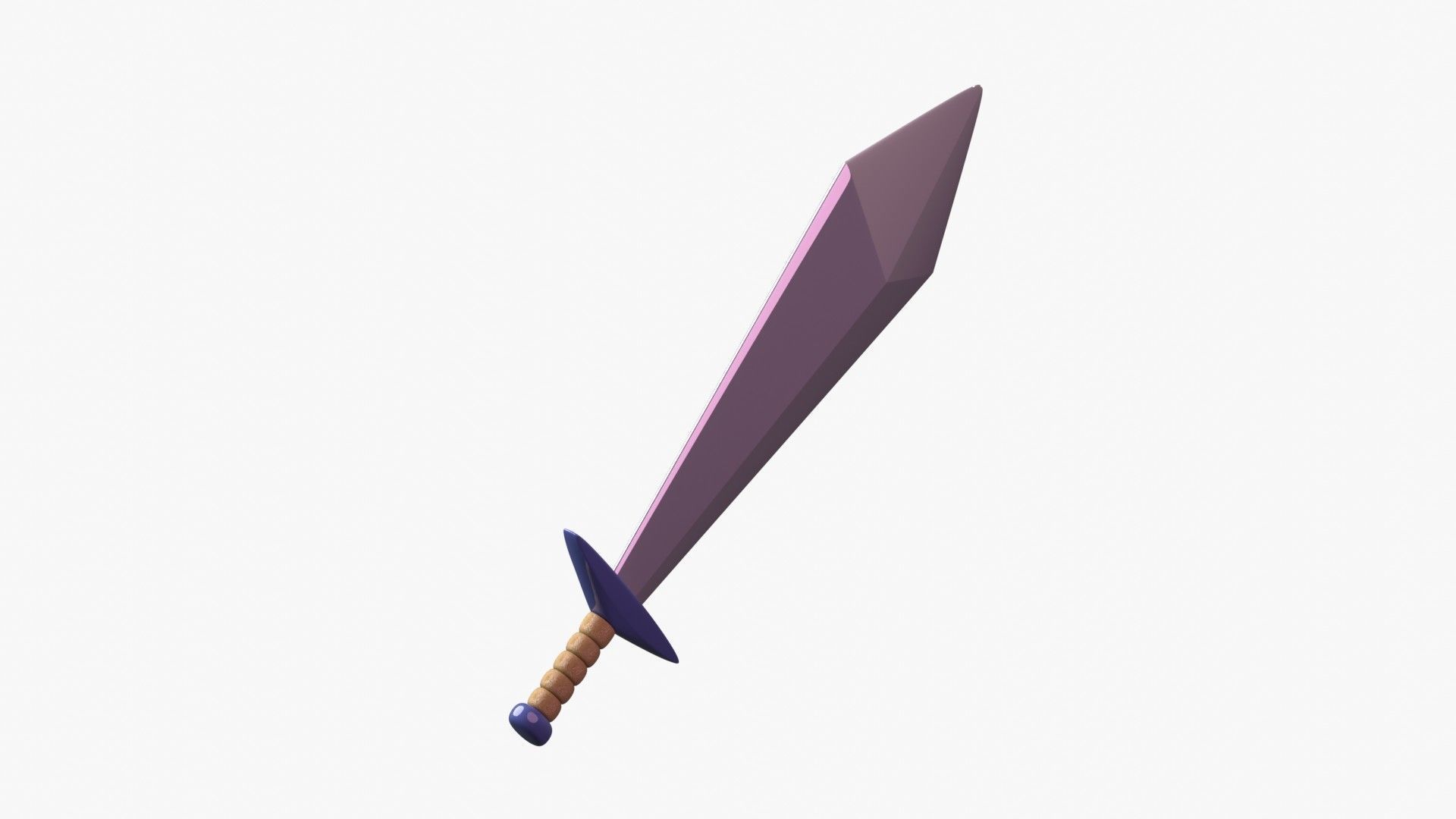 Sword 3D Illustration 3D model_10