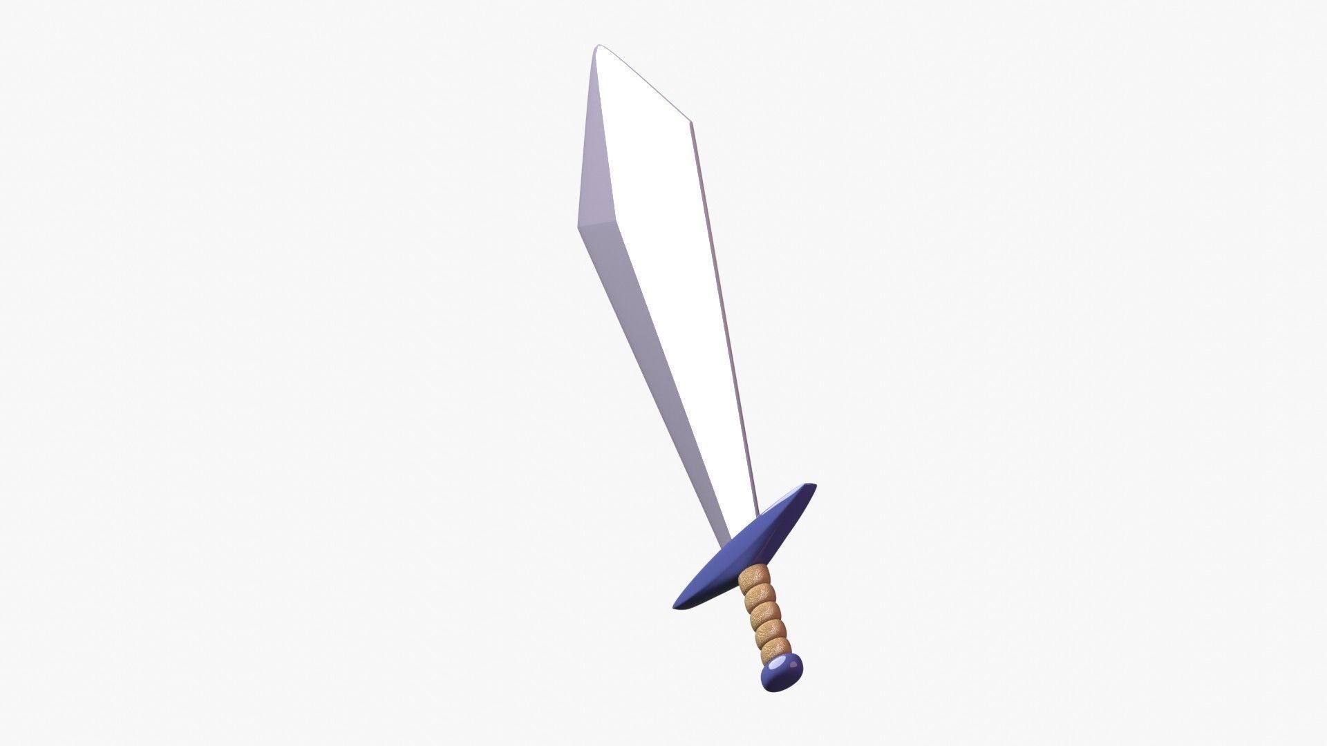 Sword 3D Illustration 3D model_12