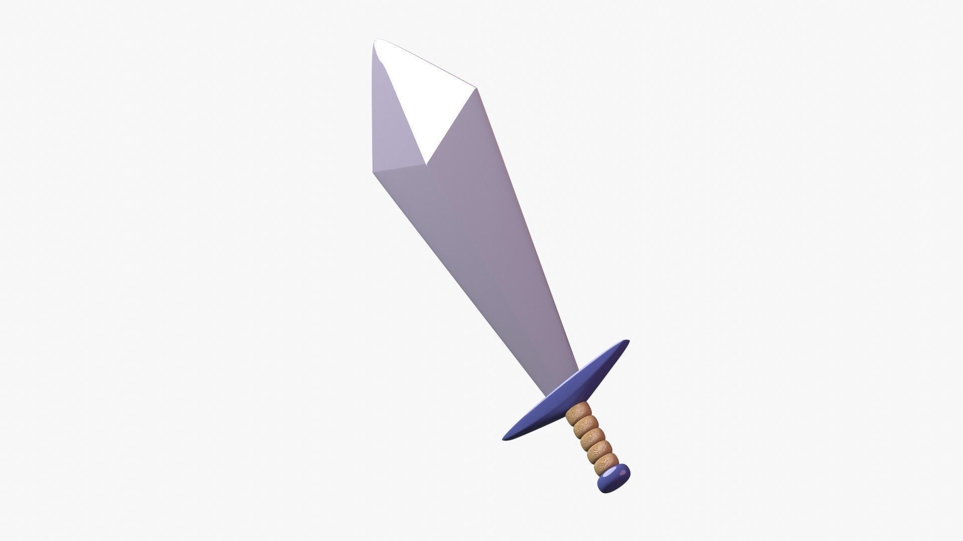 Sword 3D Illustration 3D model_7