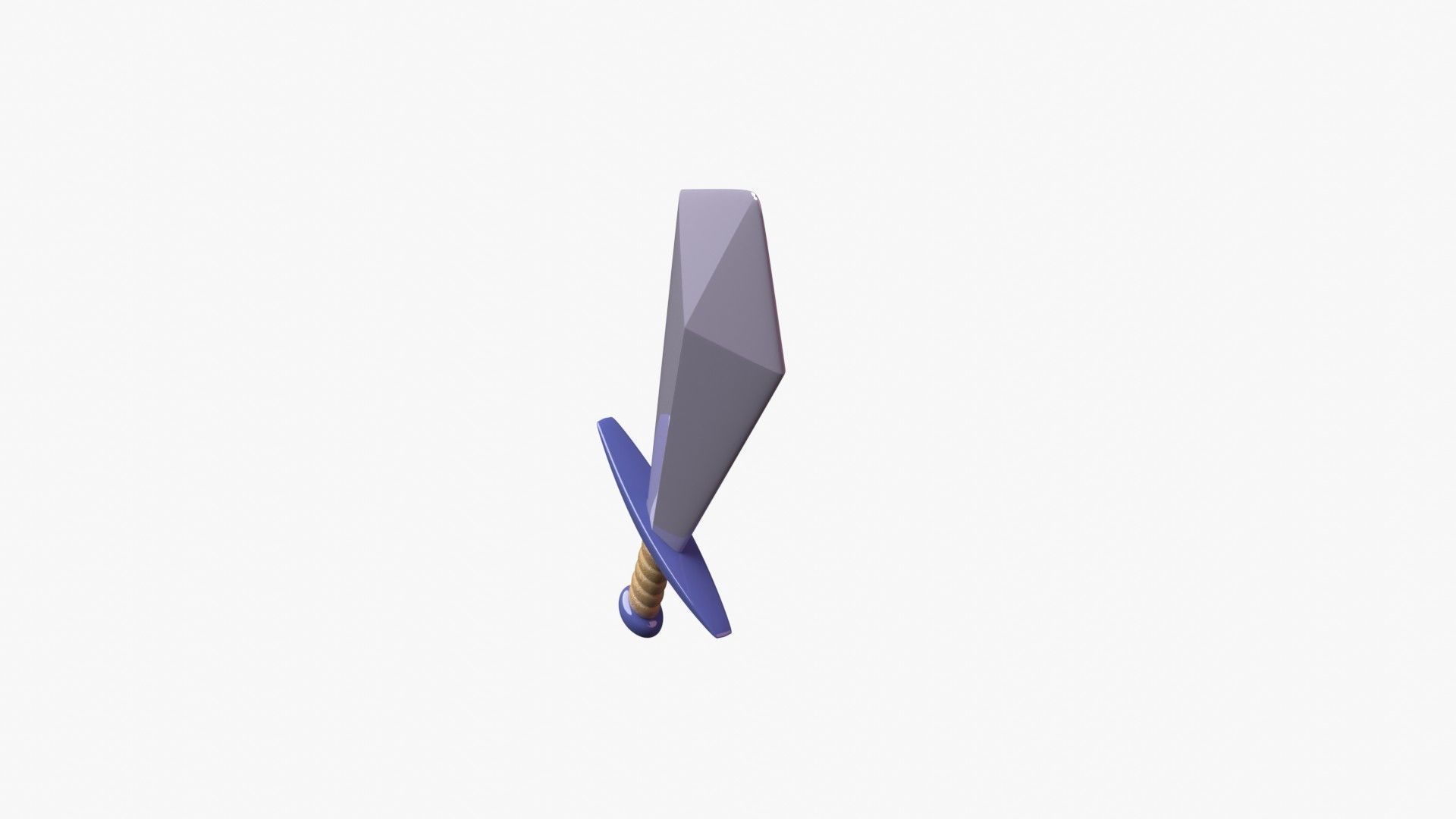 Sword 3D Illustration 3D model_1