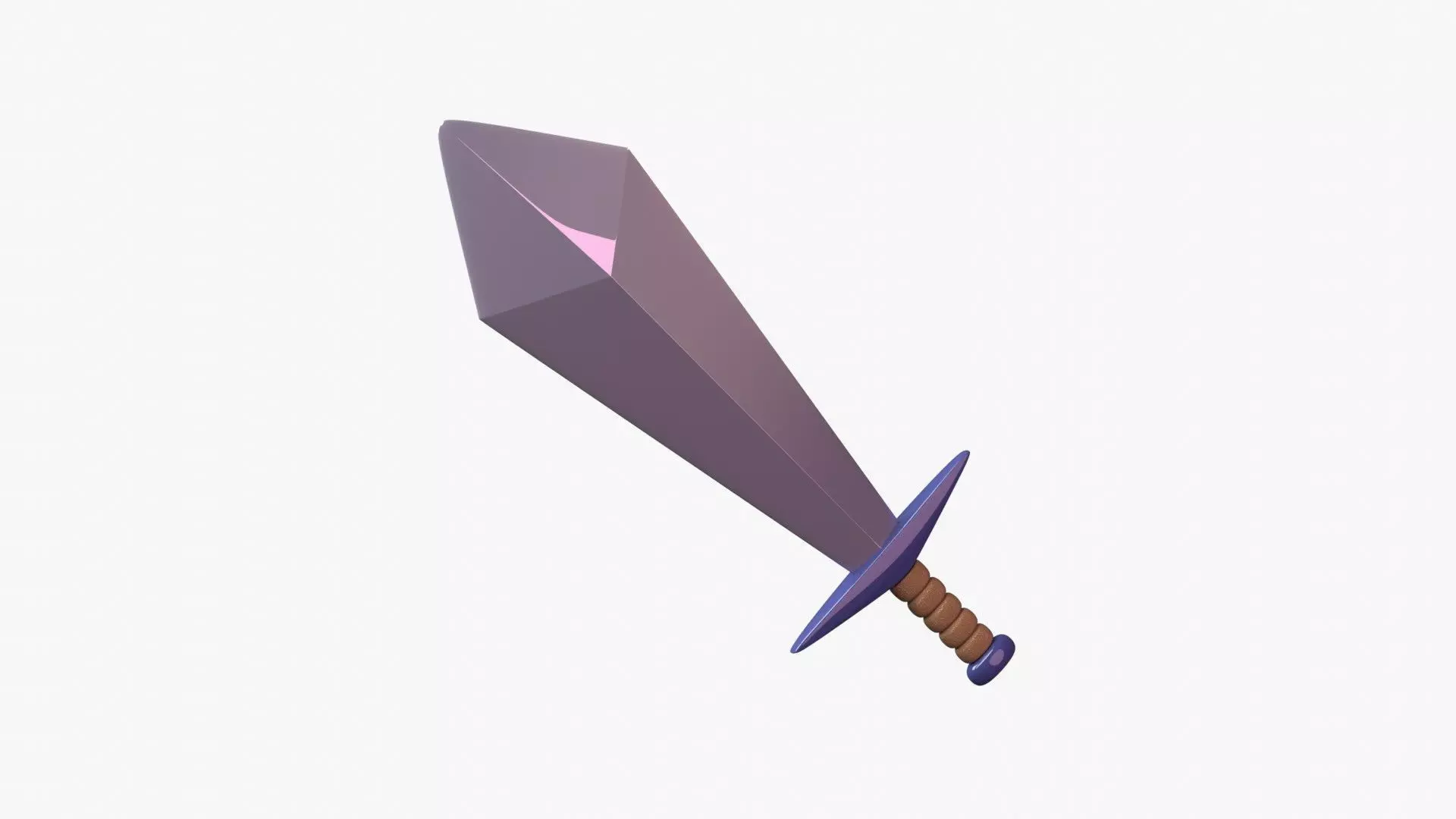 Sword 3D Illustration 3D model_0