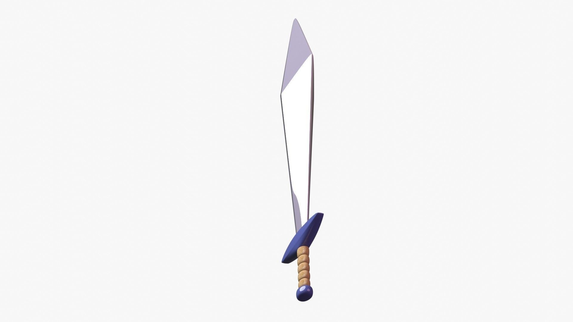 Sword 3D Illustration 3D model_16