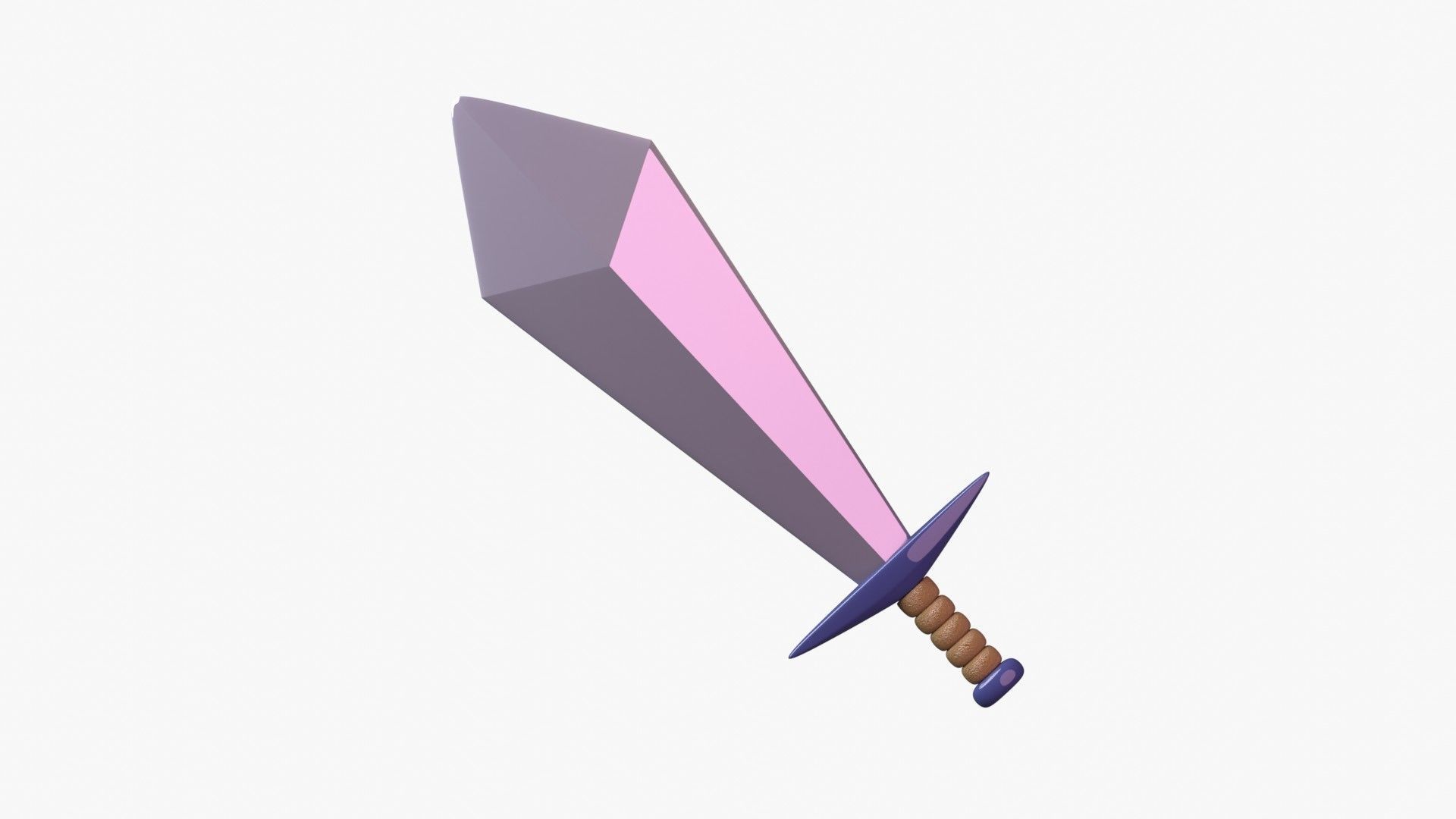 Sword 3D Illustration 3D model_14
