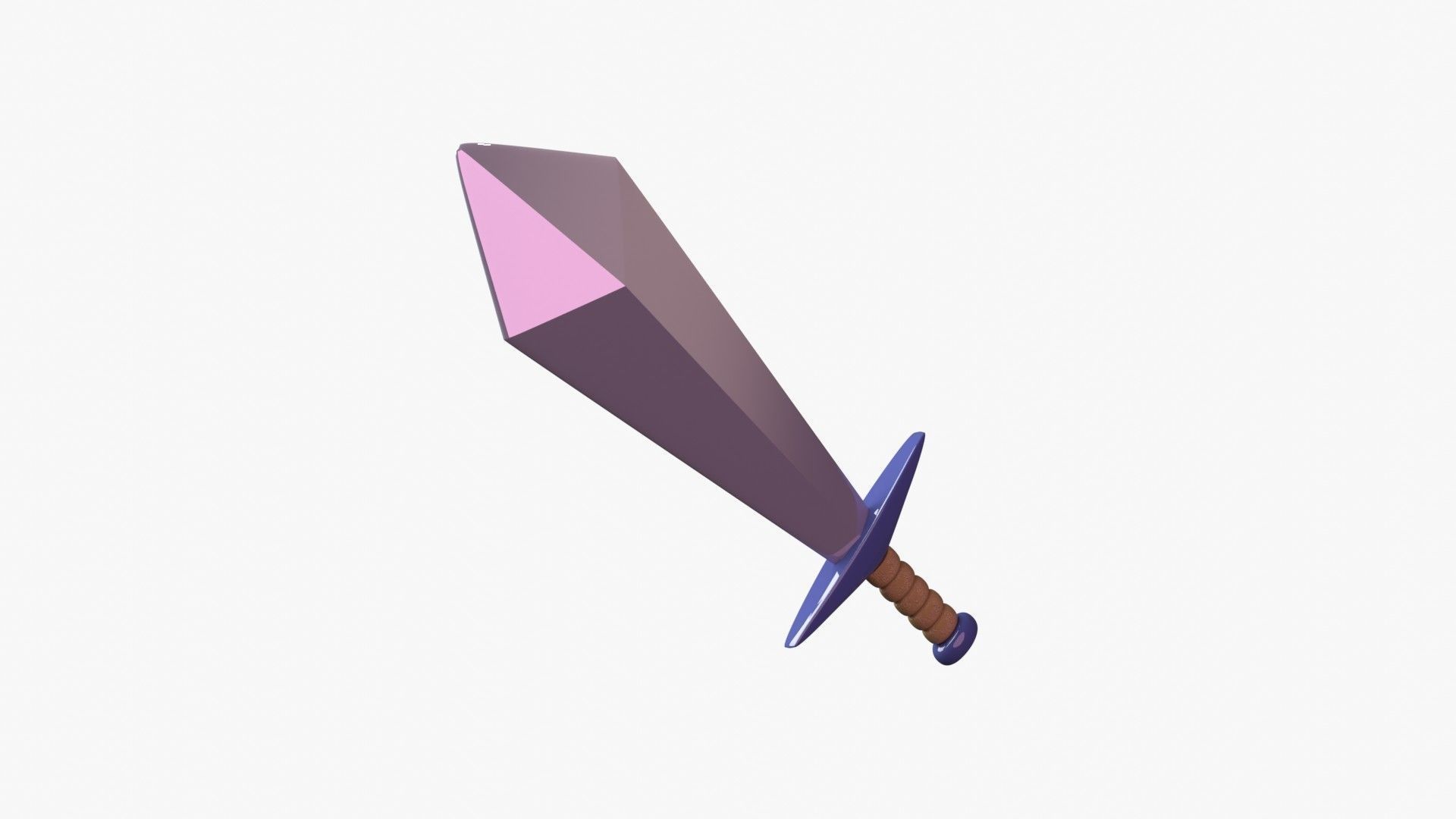 Sword 3D Illustration 3D model_9