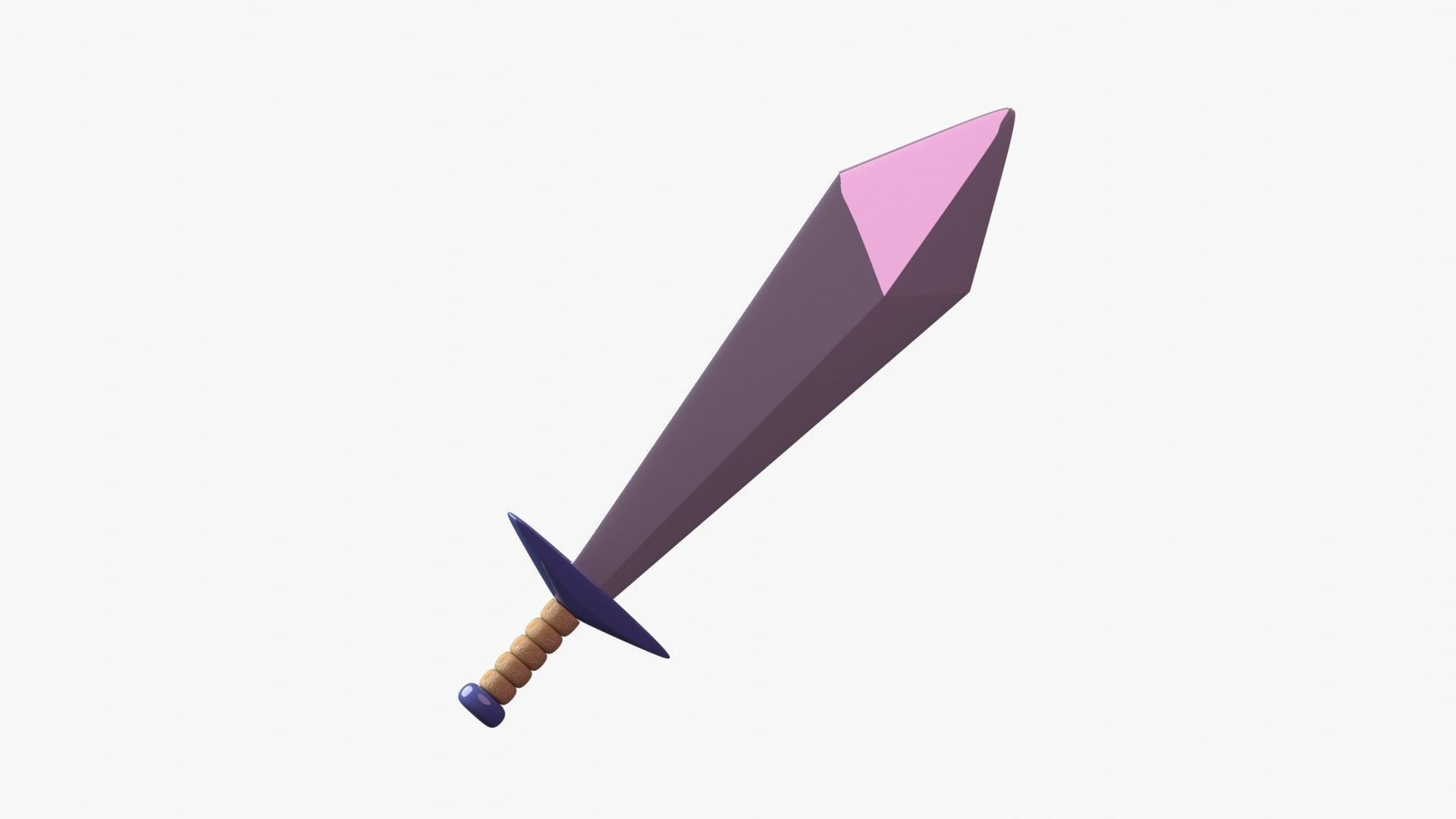 Sword 3D Illustration 3D model_2