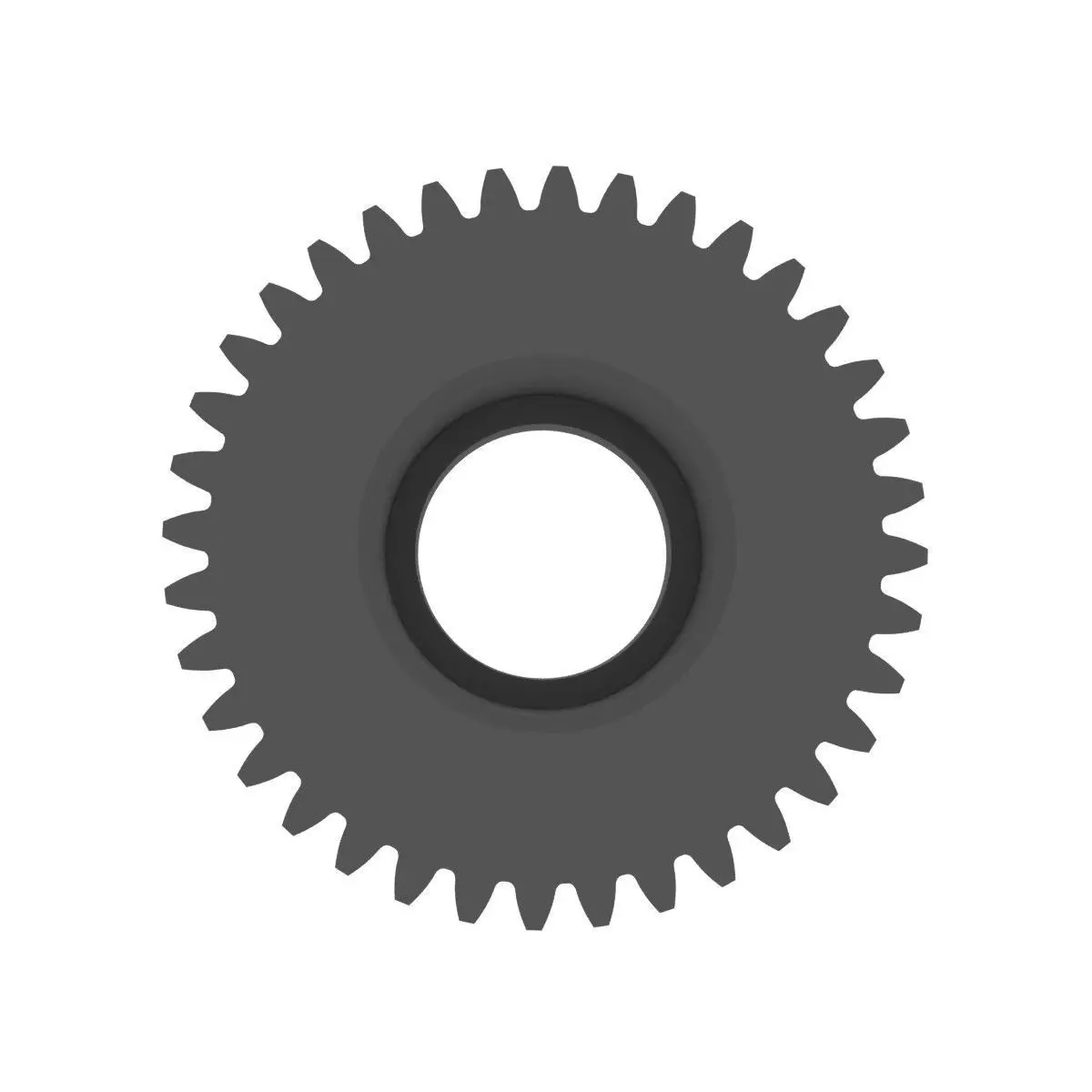 Gear for Electric Bicycle T36 D48 3D print model_0