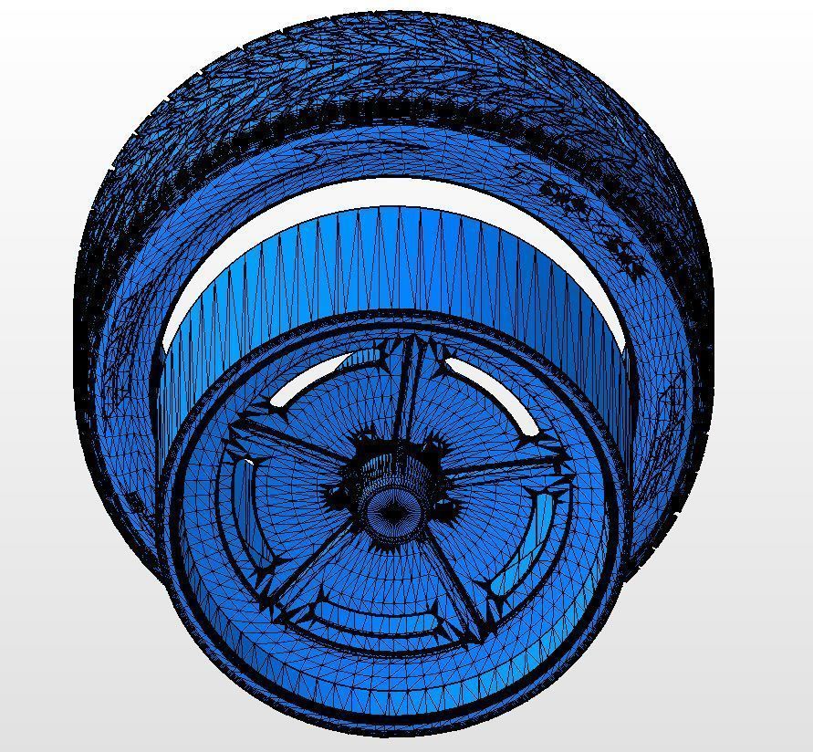 Custom wheels US Mags Wildcat for your scale model 3D print model_10