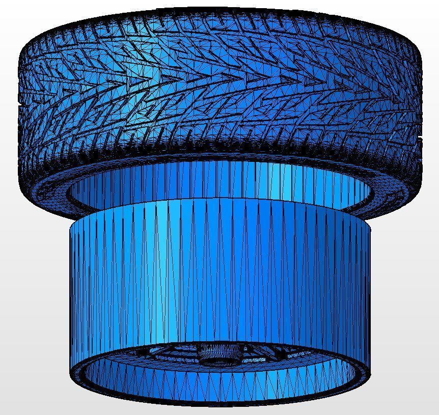 Custom wheels US Mags Wildcat for your scale model 3D print model_9