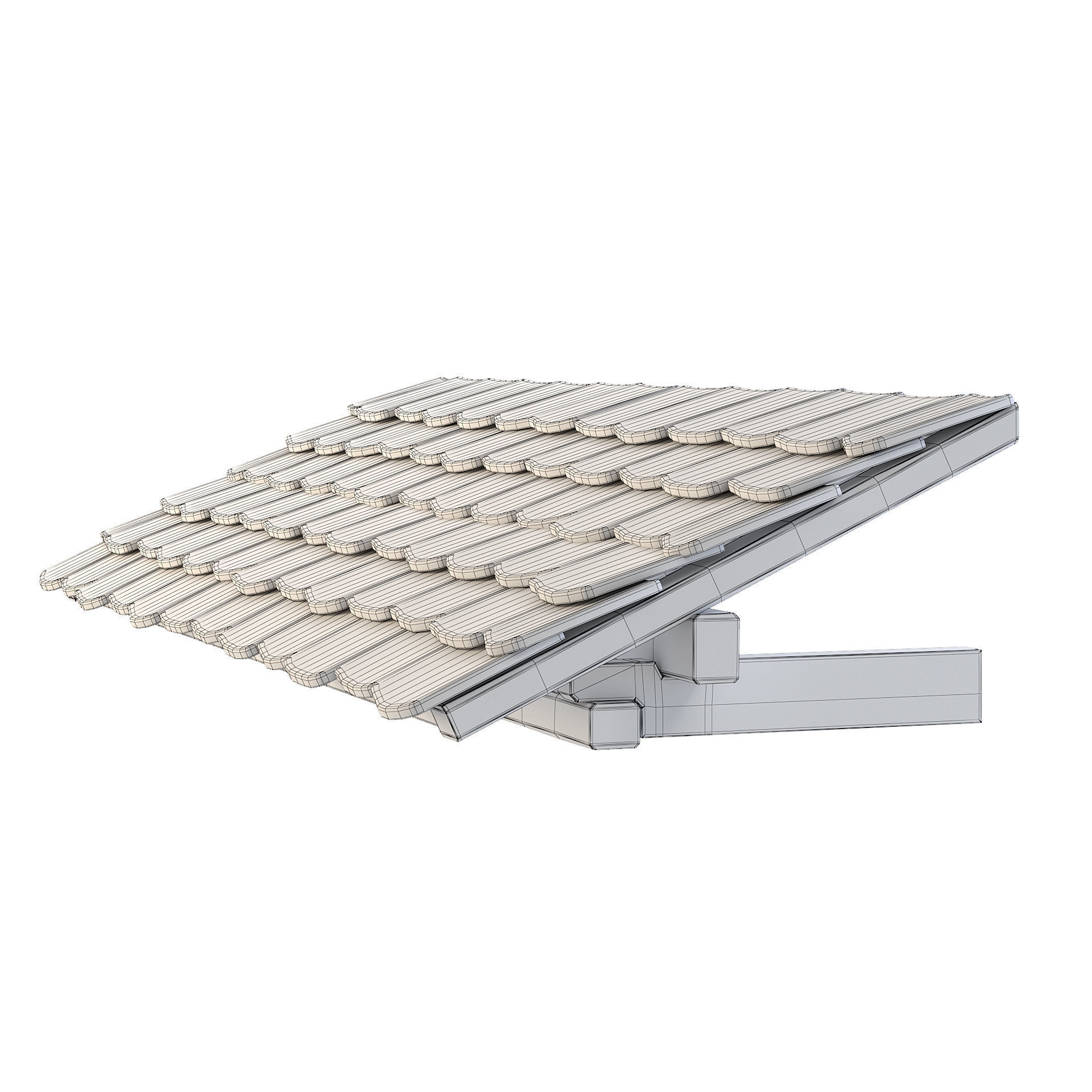 Forge Small Roof 3D model_5