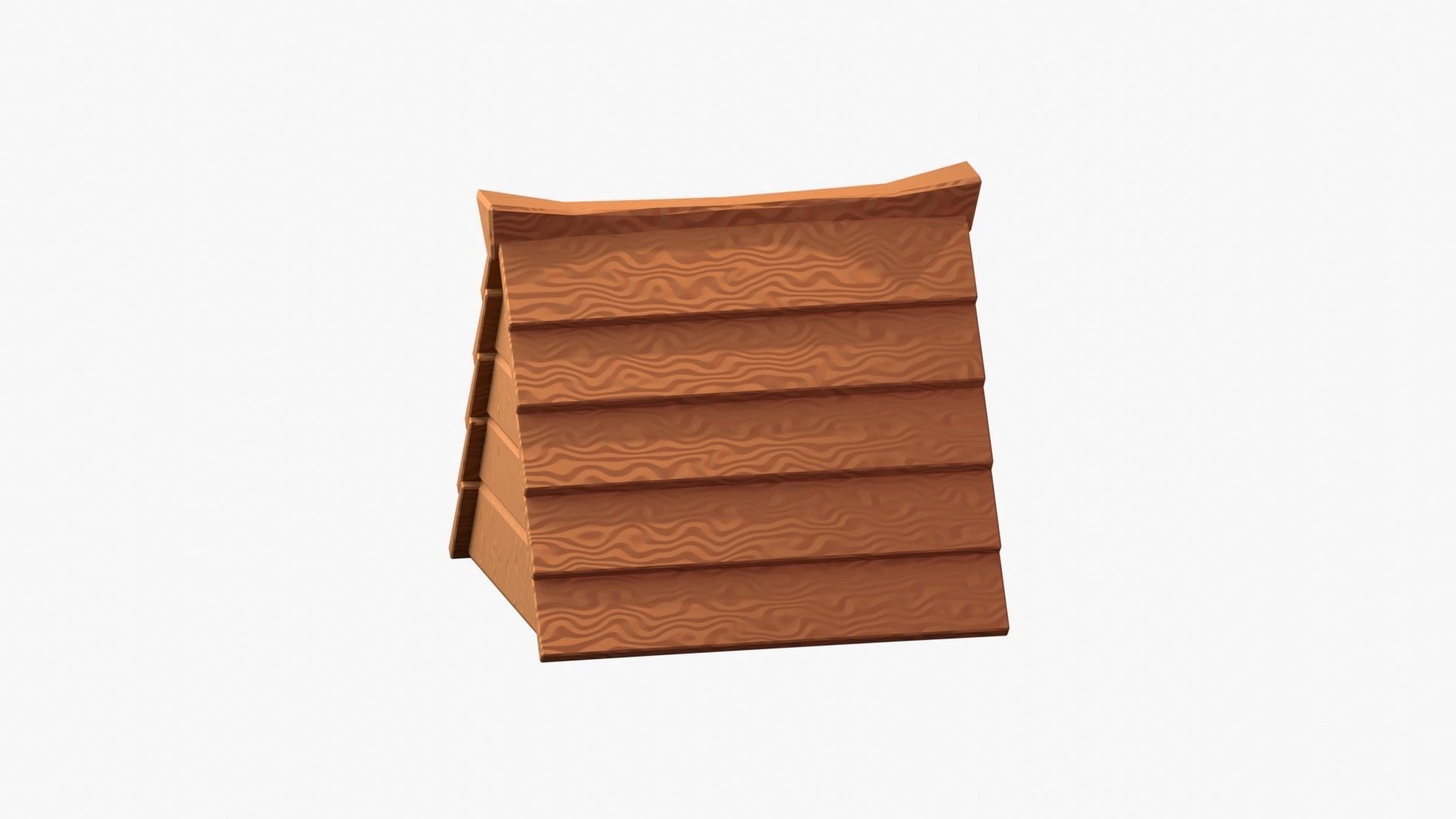 Wooden Cabin 3D Illustration 3D model_13