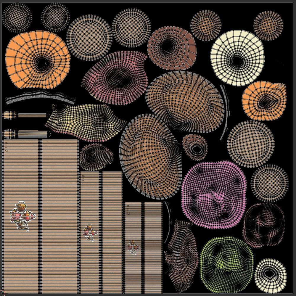 Ice Cream Cone and Cups 3D model_11