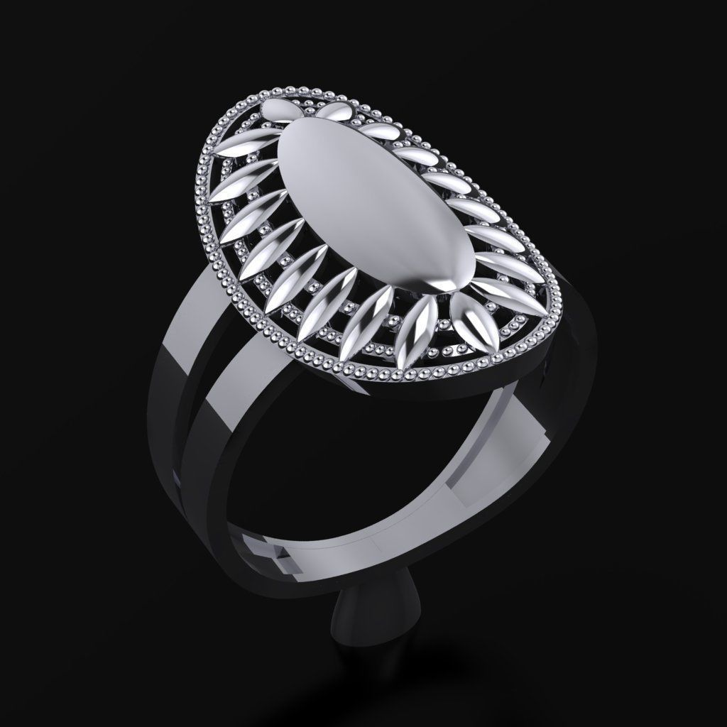 RING SIZE 18 NEW MODEL -GOLD PARK 3D print model_2
