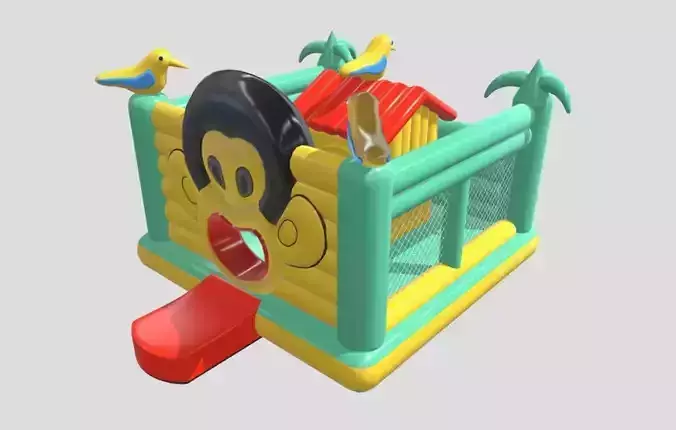 MonkeyFace Bouncy Castle Inflatable