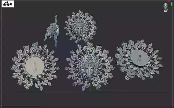 Lord Ganesh Wall Hanging for Home Decor