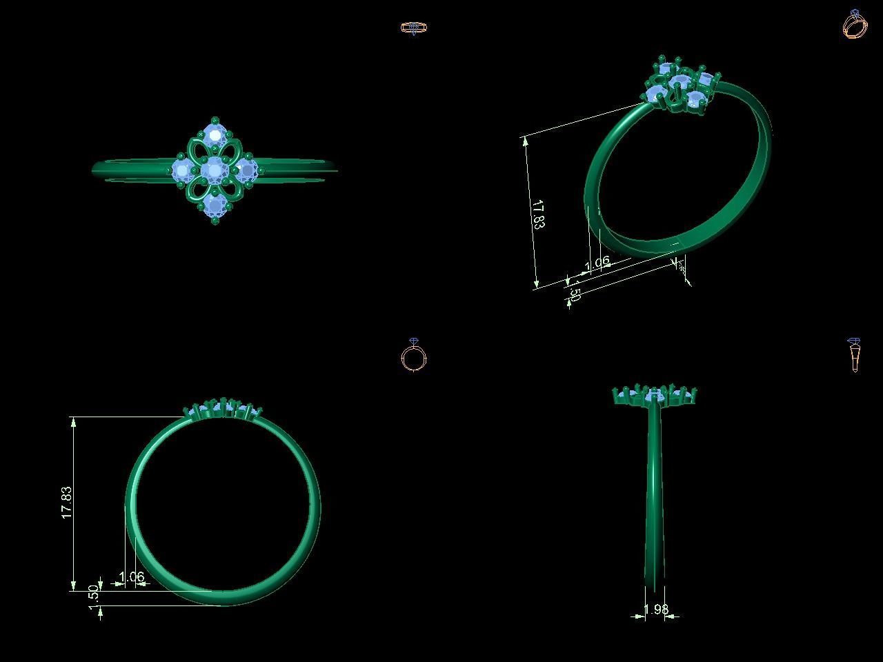 12 solitaire rings collection _29