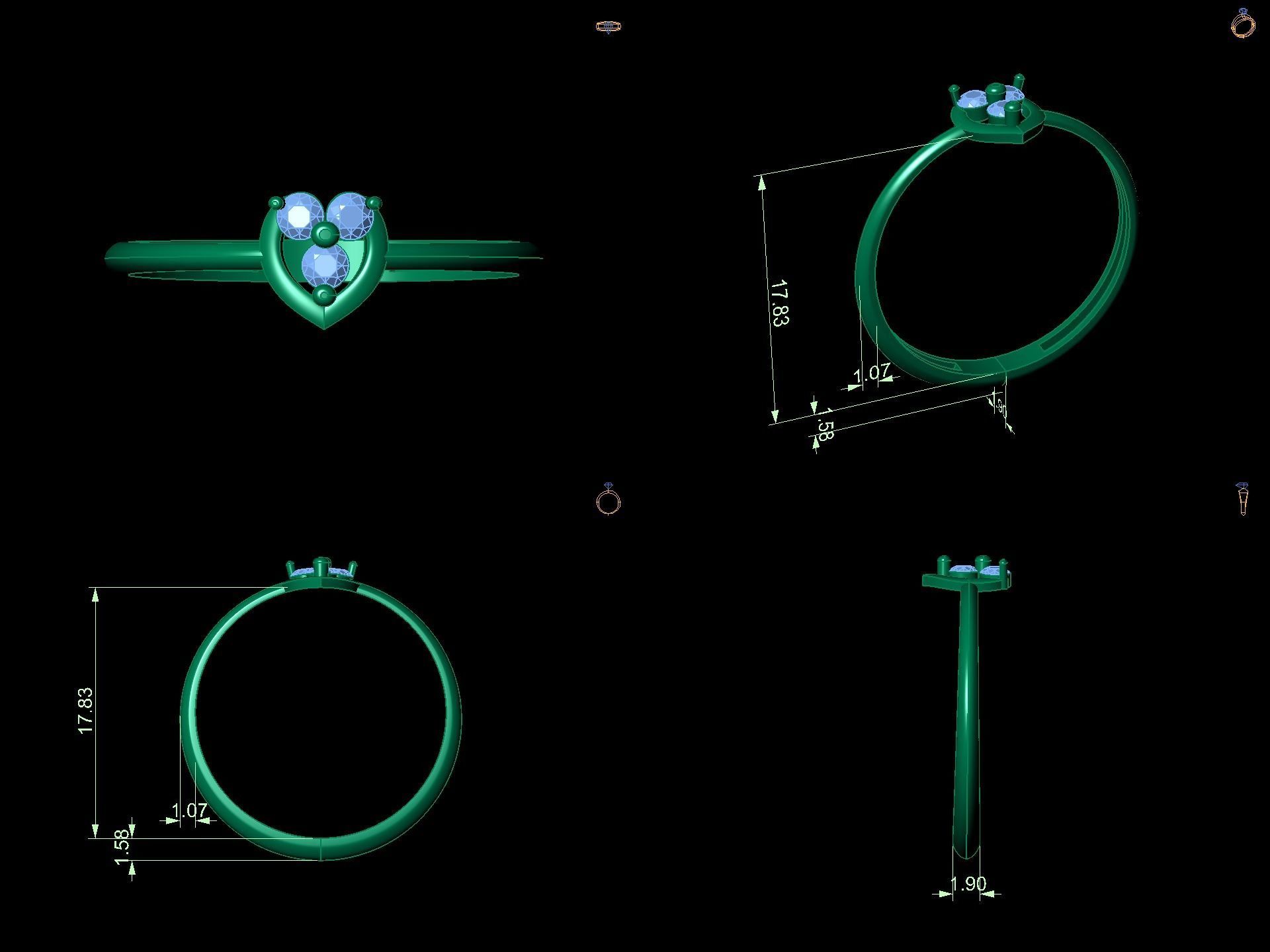 12 solitaire rings collection _41