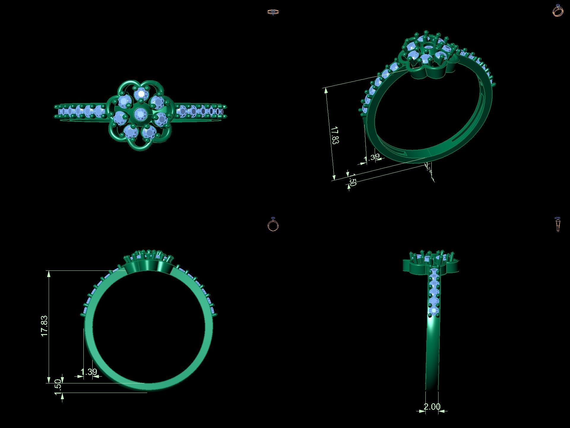 12 solitaire rings collection _32
