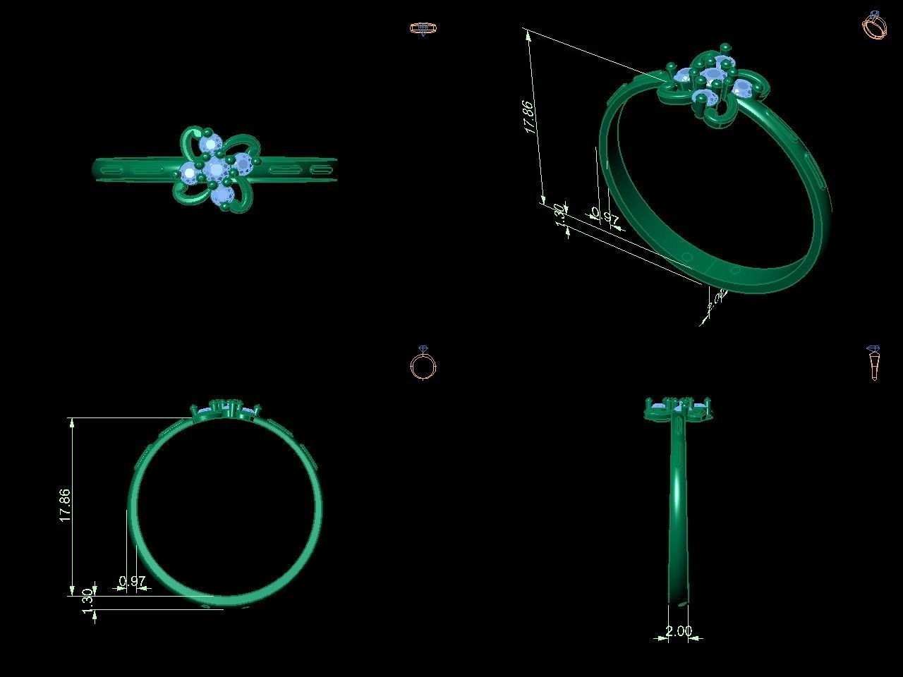 12 solitaire rings collection _47
