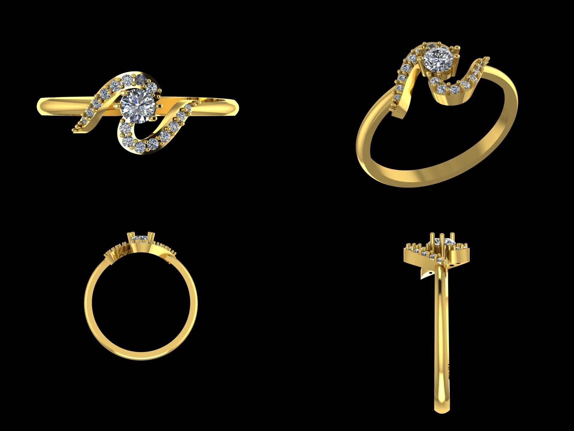 12 solitaire rings collection _21