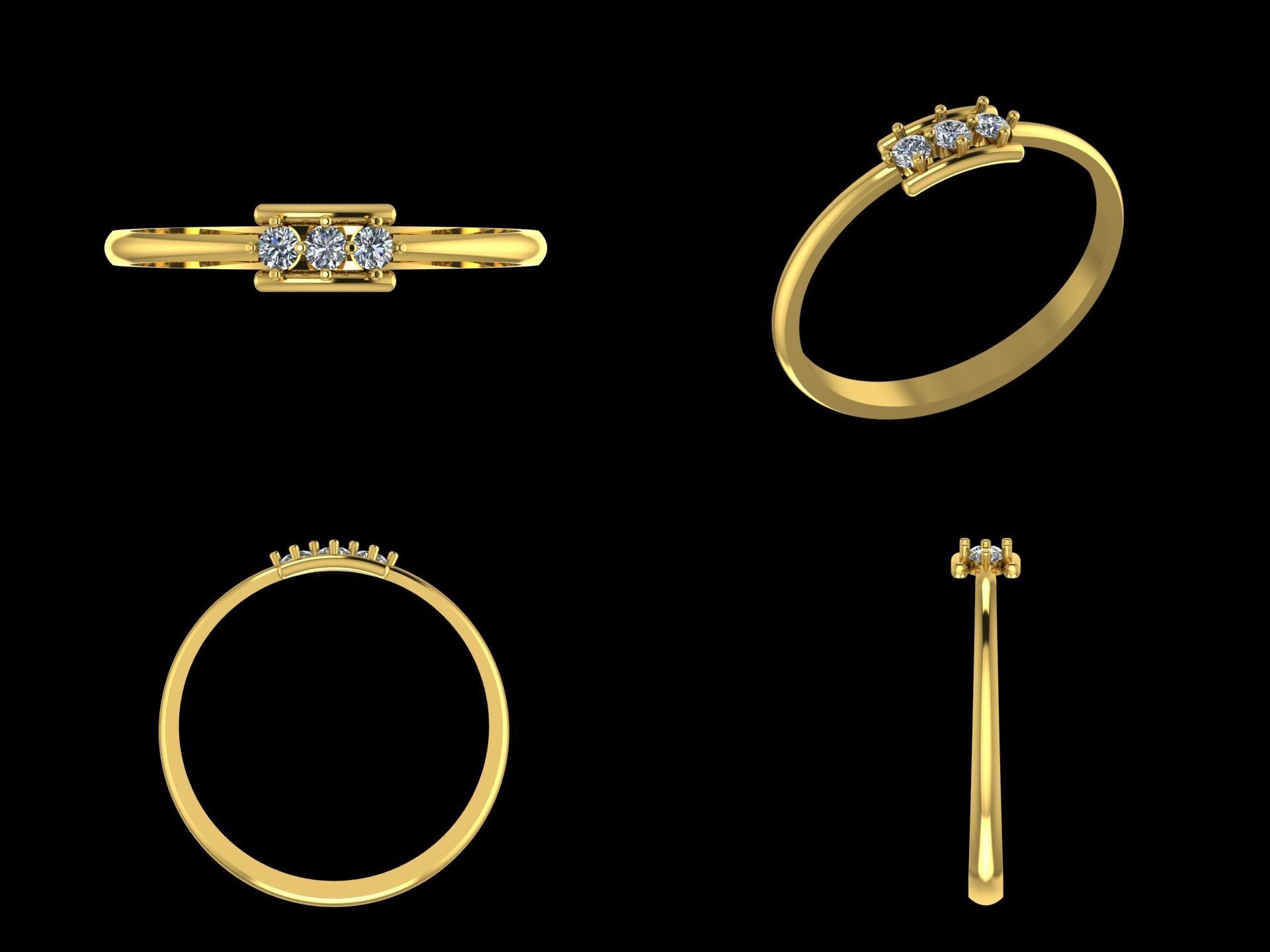 12 solitaire rings collection _24