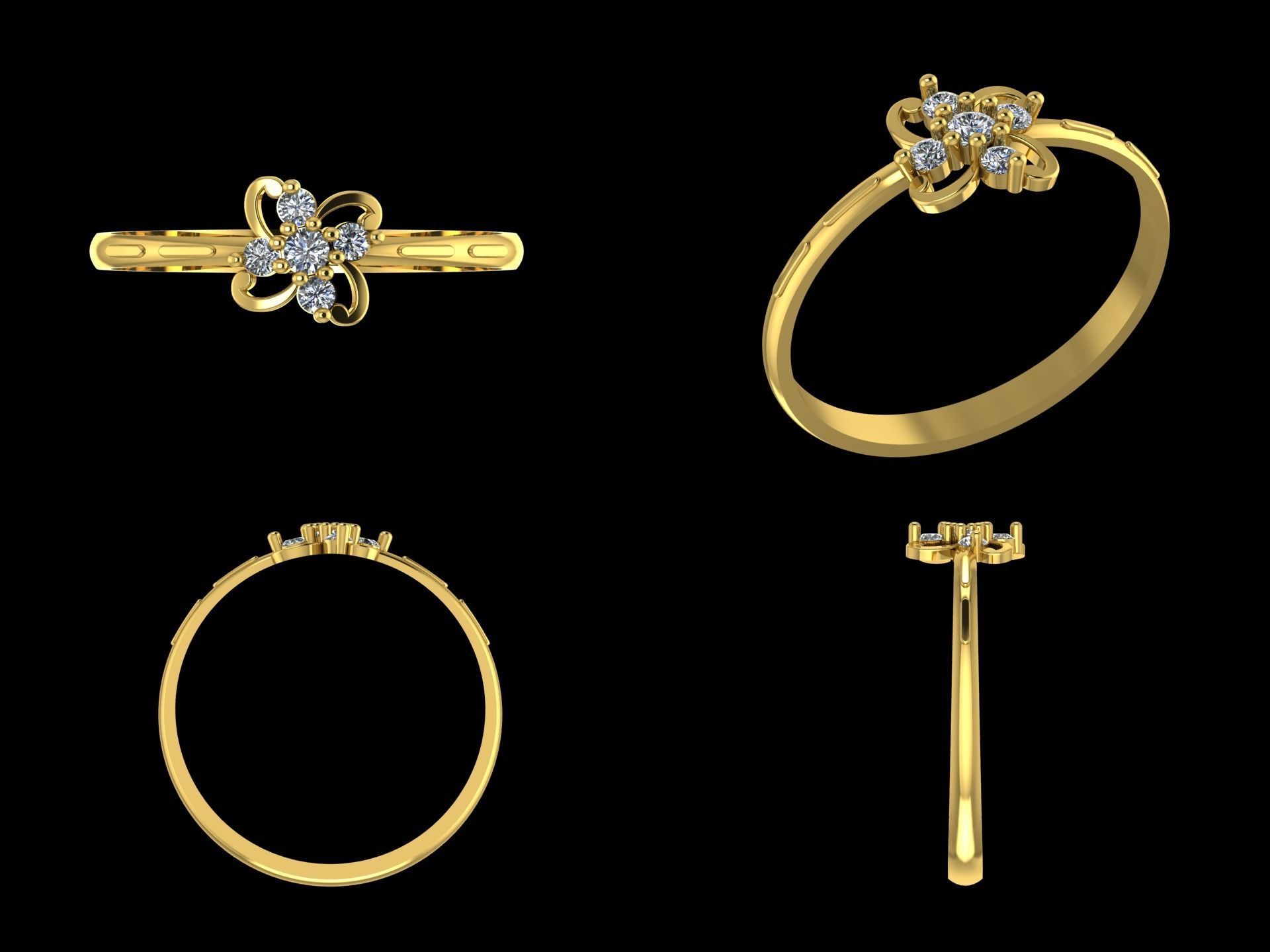 12 solitaire rings collection _48