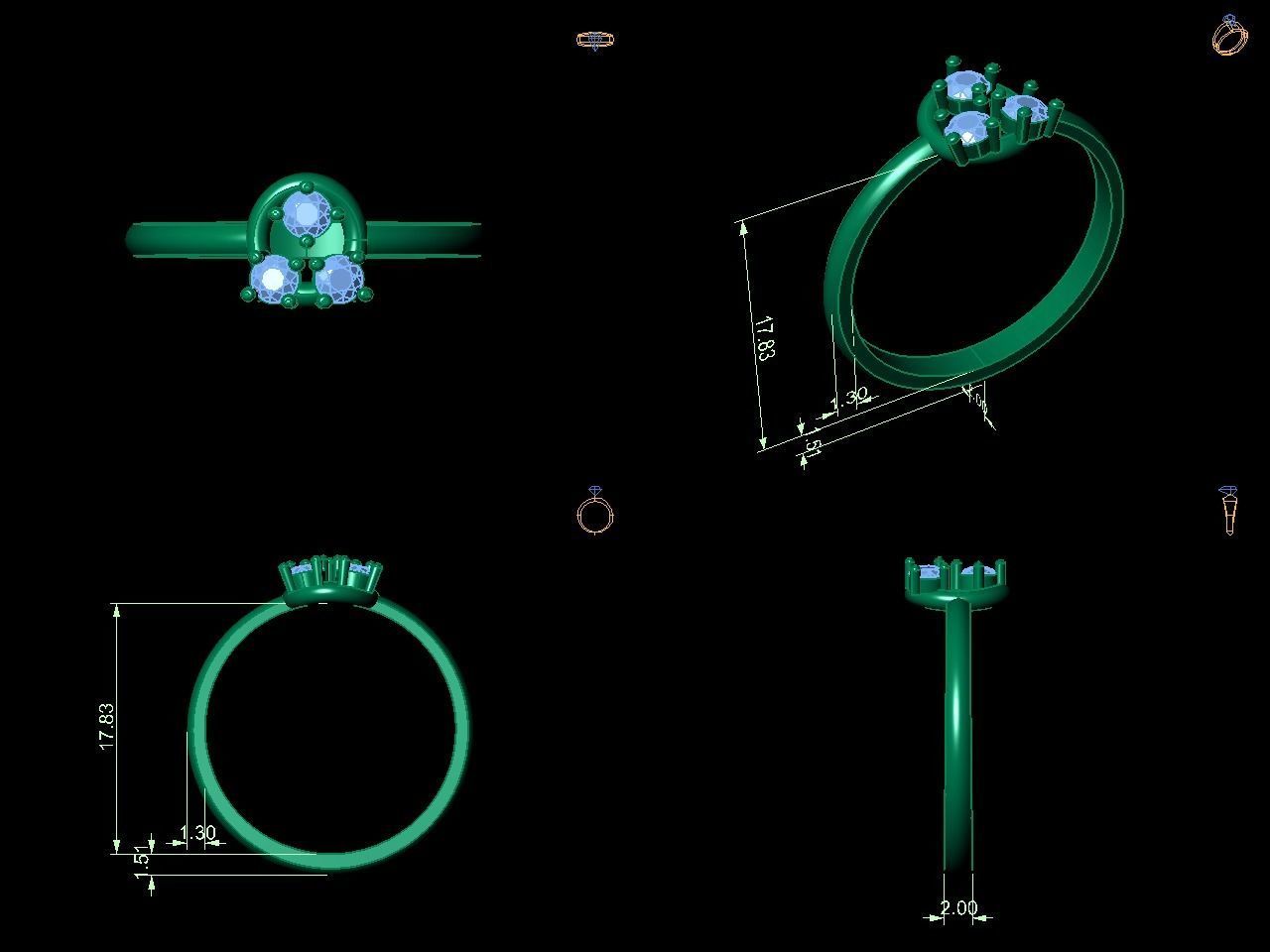 12 solitaire rings collection _26