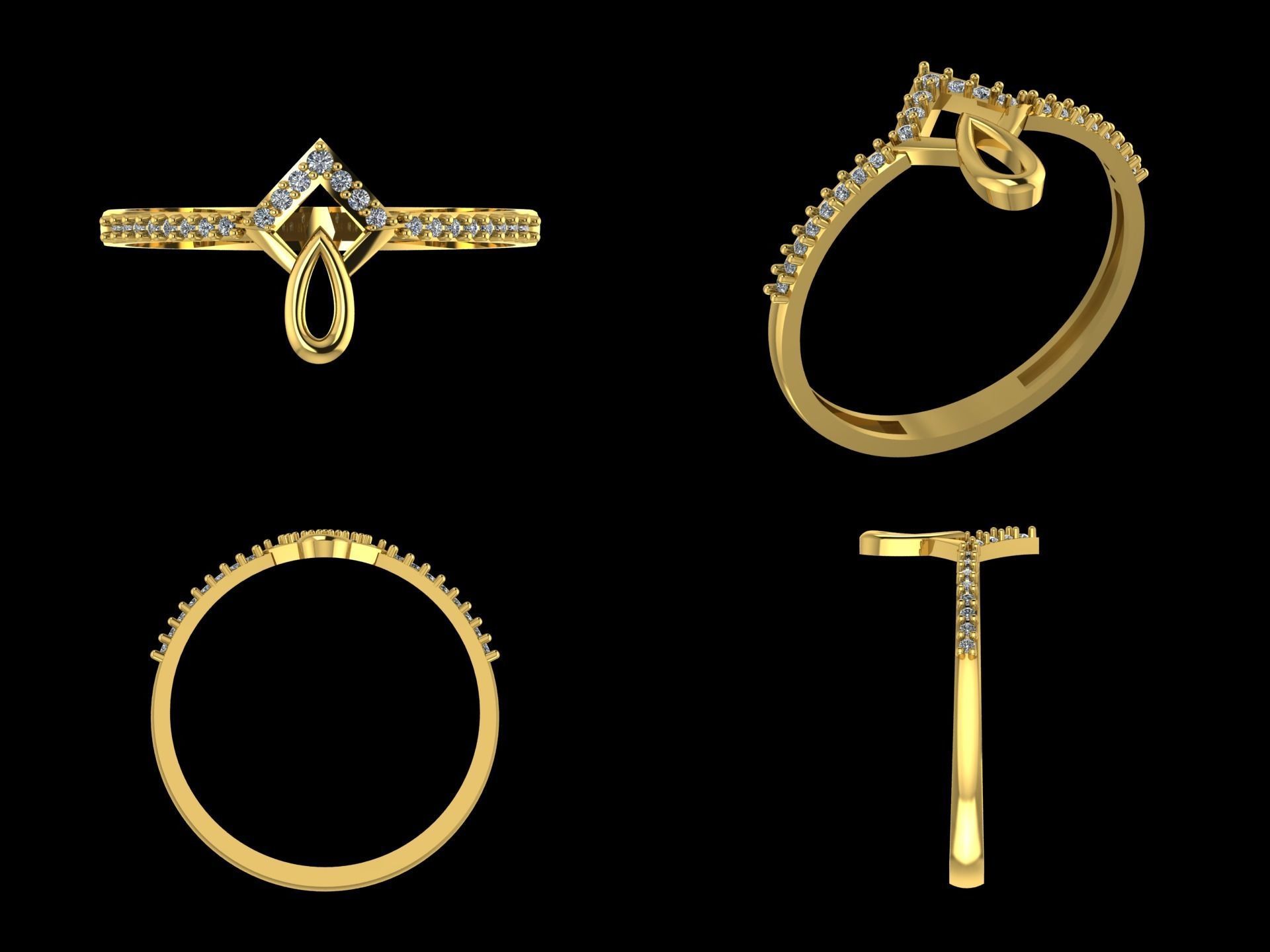 12 solitaire rings collection _36