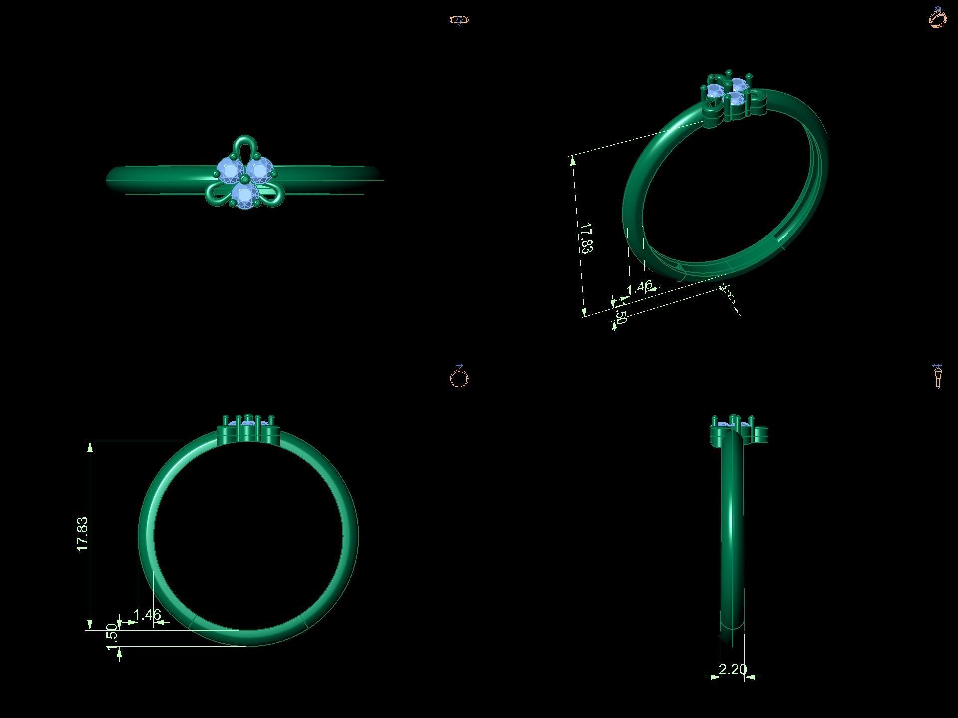 12 solitaire rings collection _44