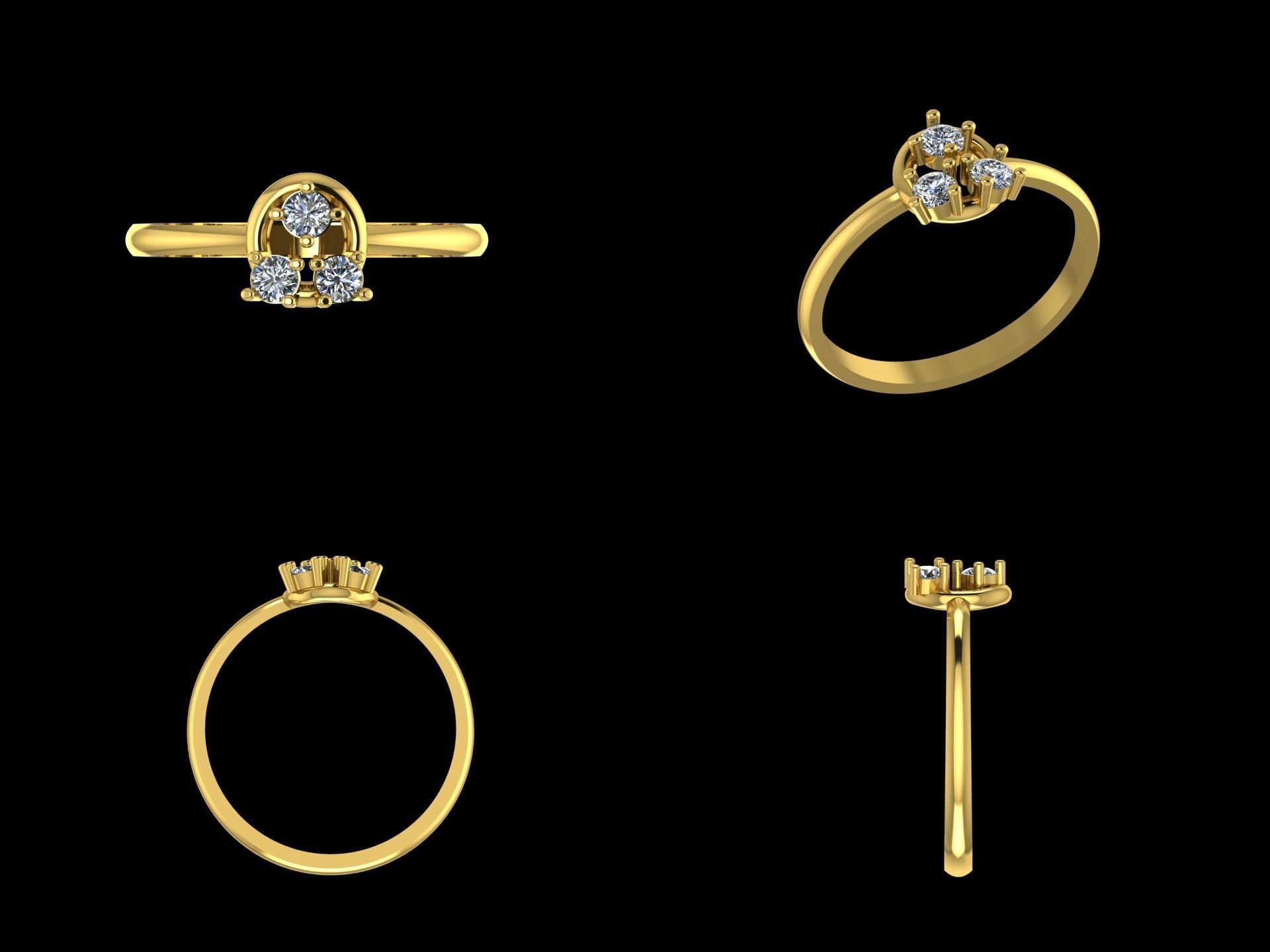 12 solitaire rings collection _27