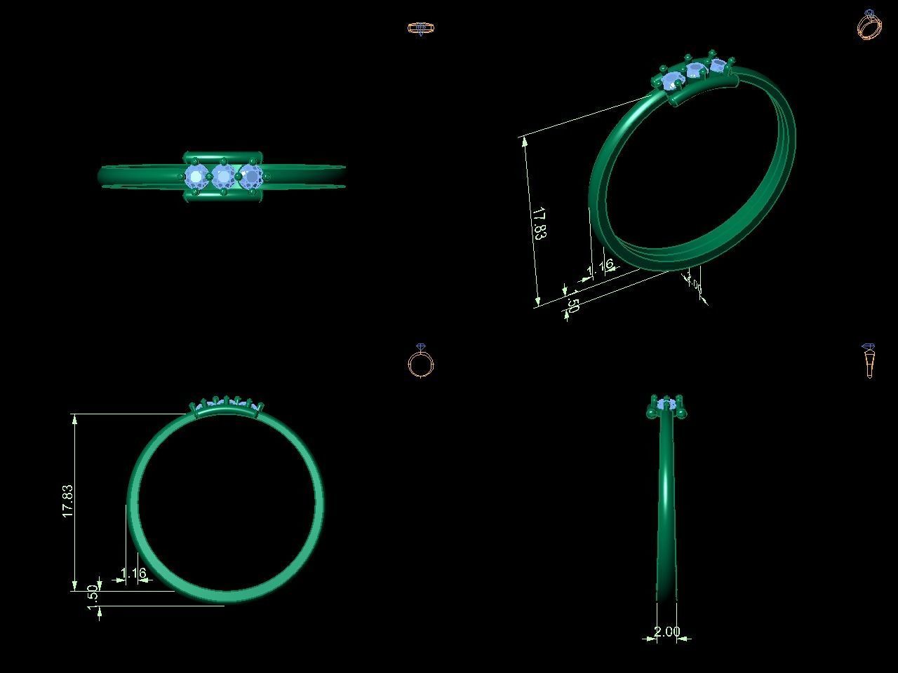 12 solitaire rings collection _23
