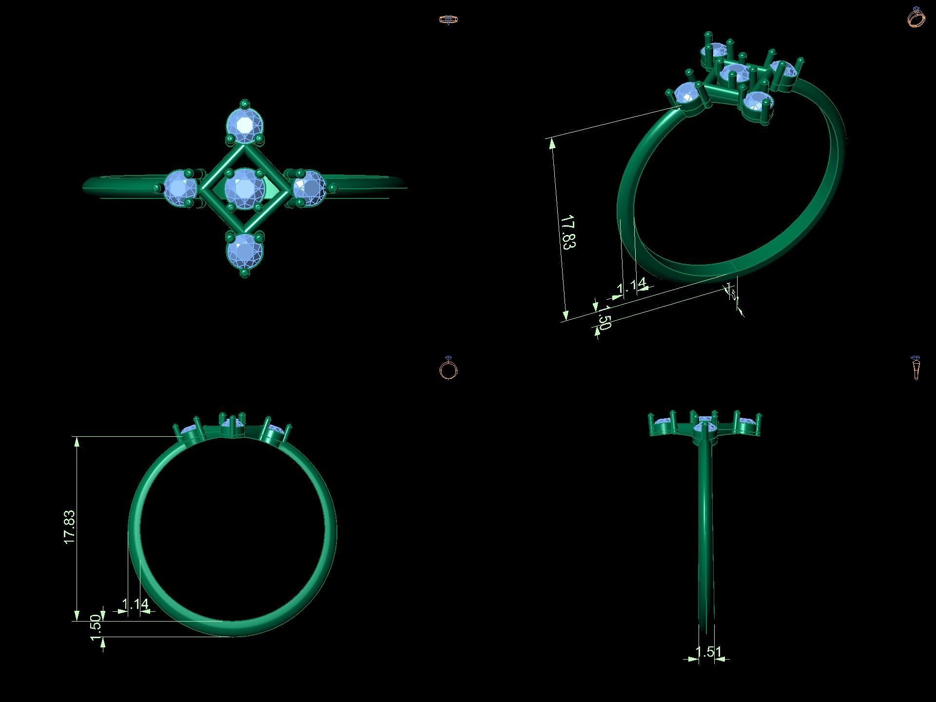 12 solitaire rings collection _17