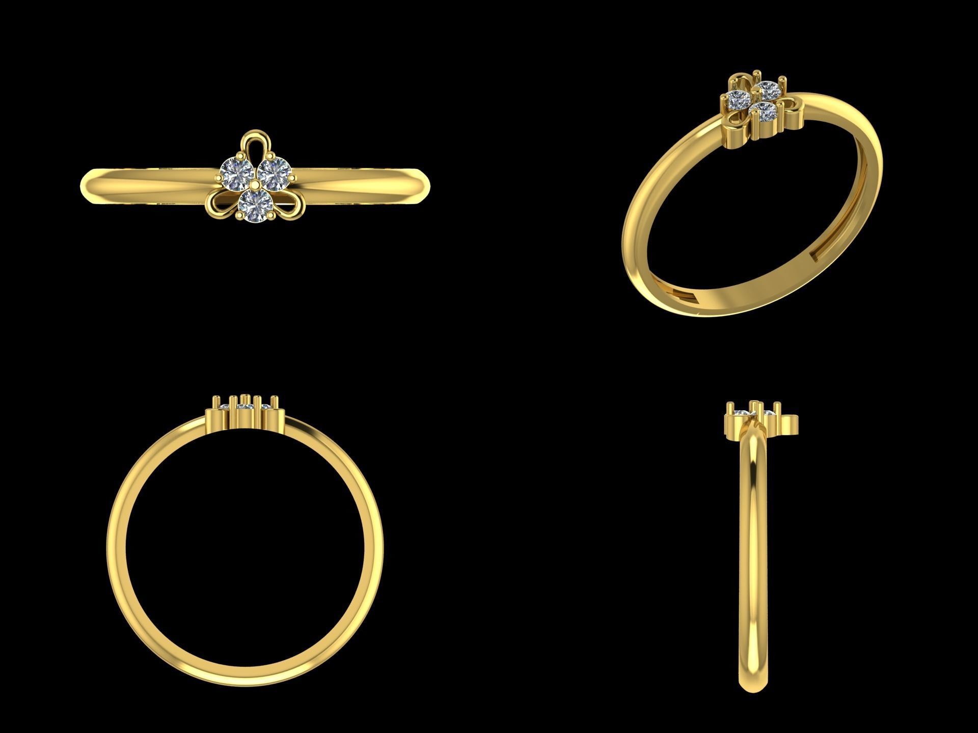 12 solitaire rings collection _45