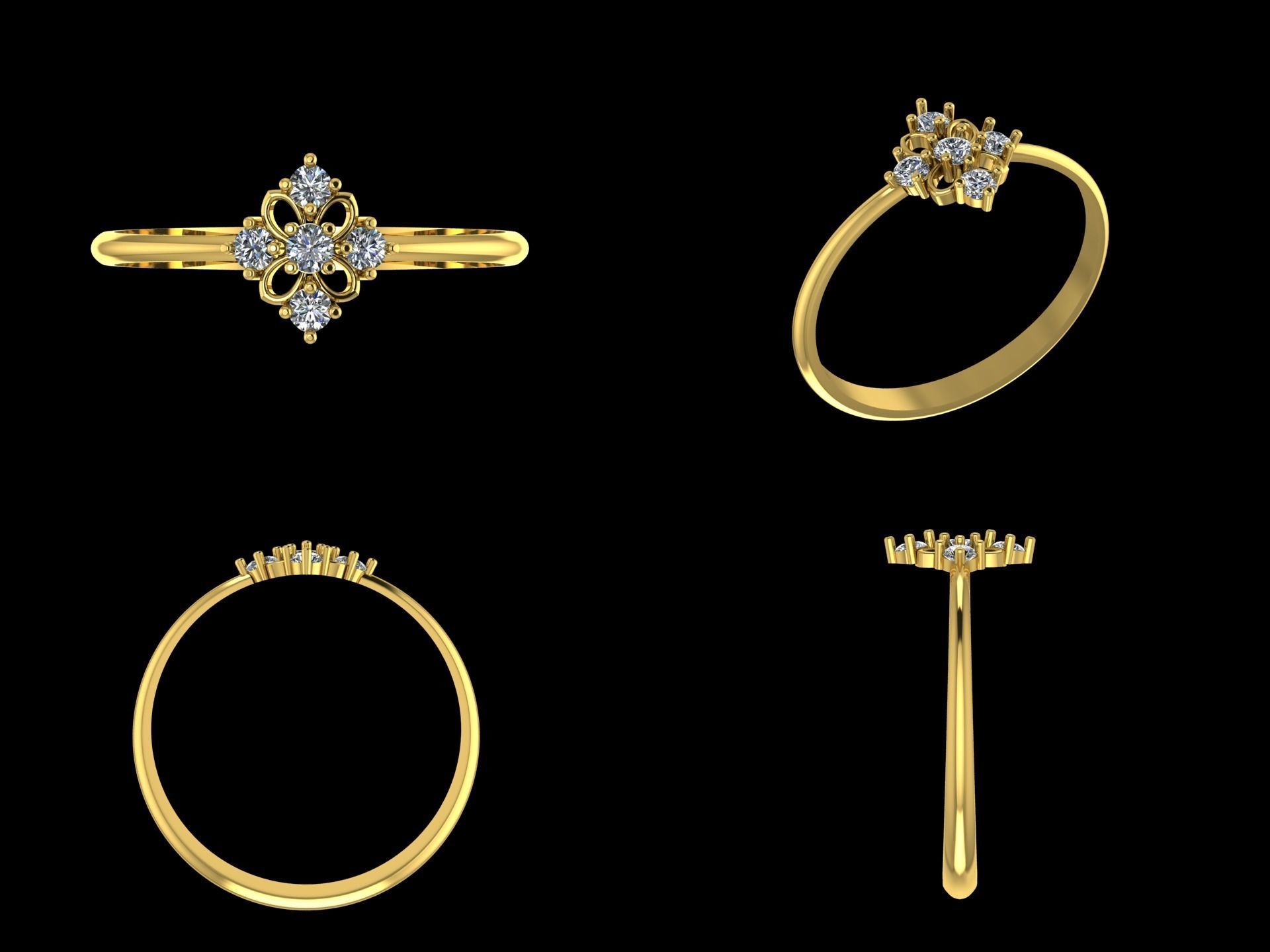 12 solitaire rings collection _30