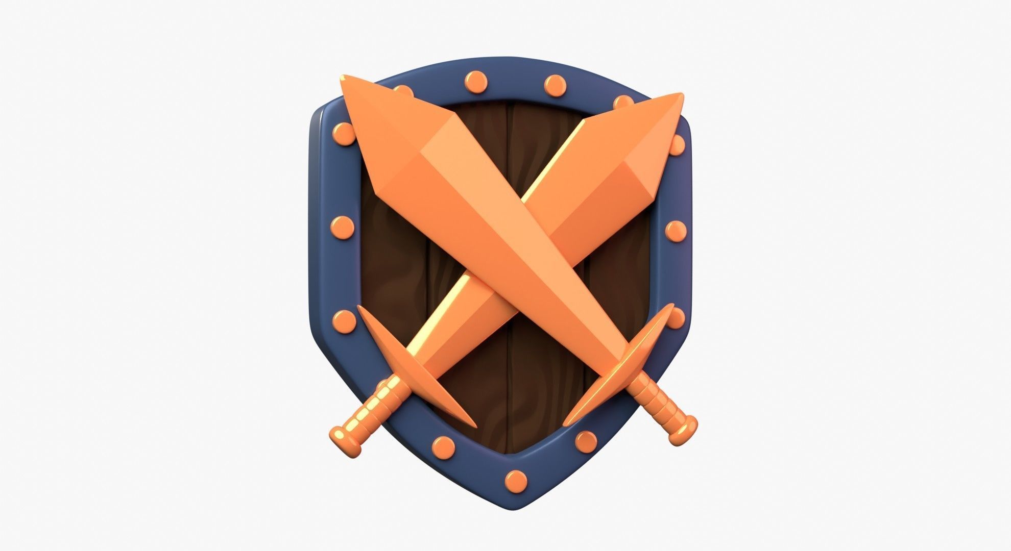 Bronze Tier 3D Illustration 3D model_19