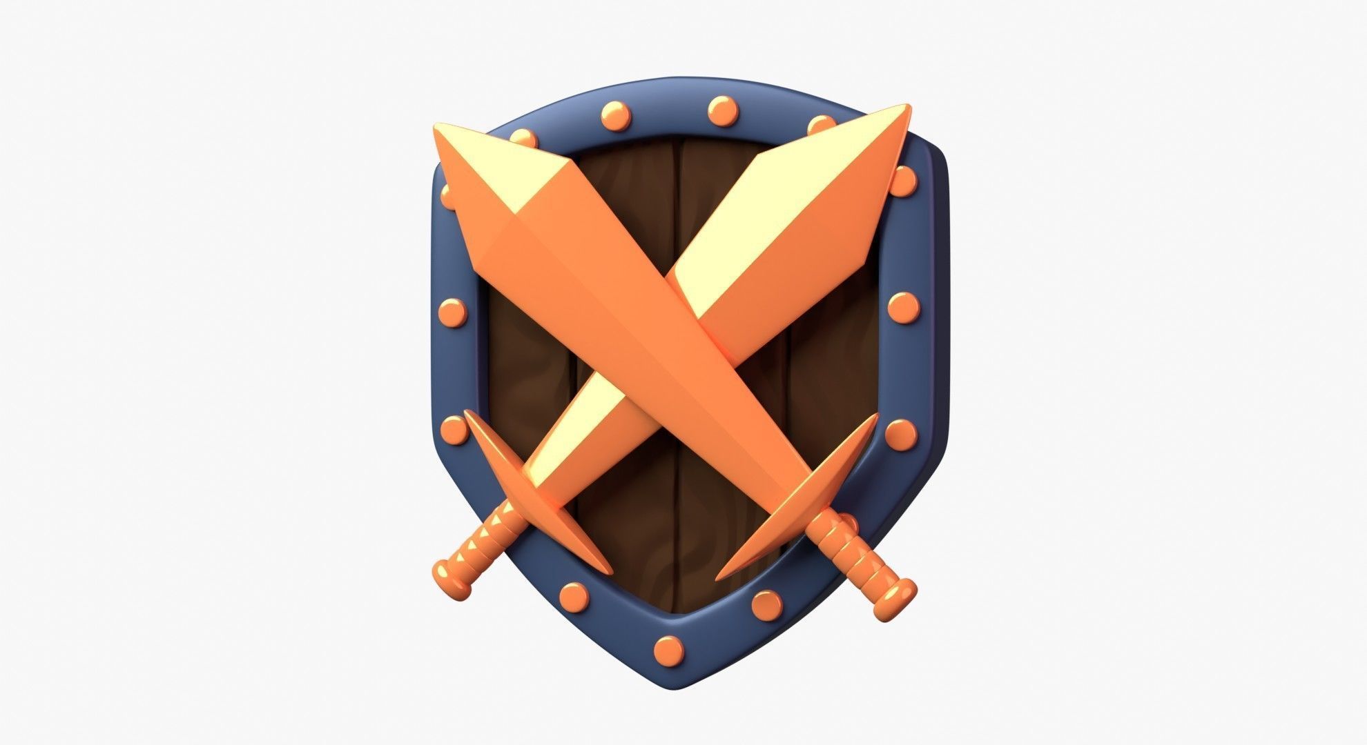 Bronze Tier 3D Illustration 3D model_2