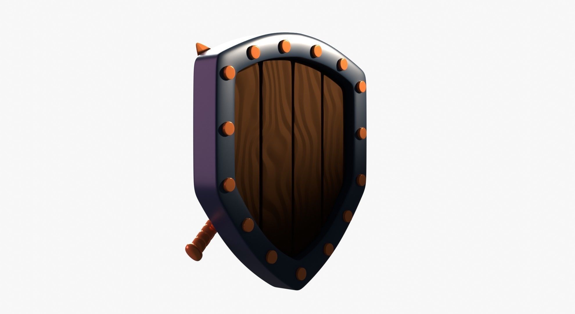 Bronze Tier 3D Illustration 3D model_8