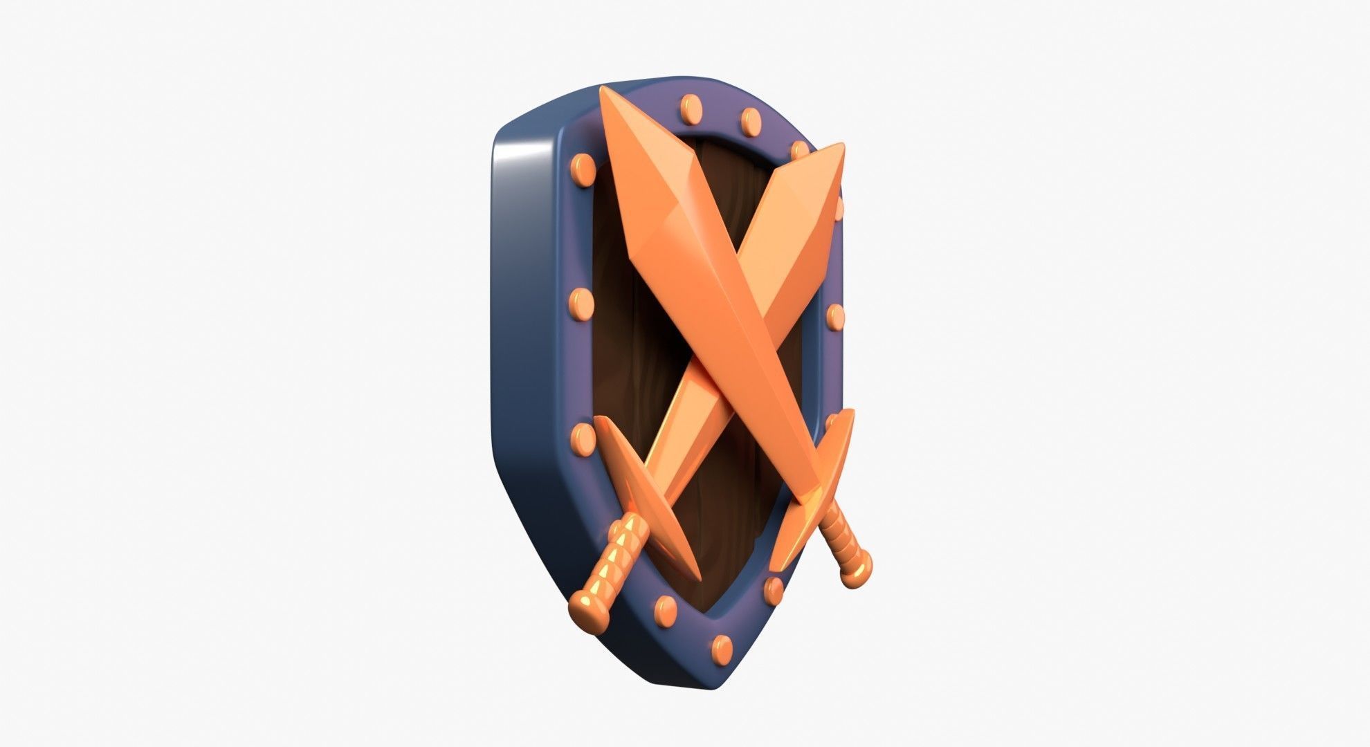 Bronze Tier 3D Illustration 3D model_17