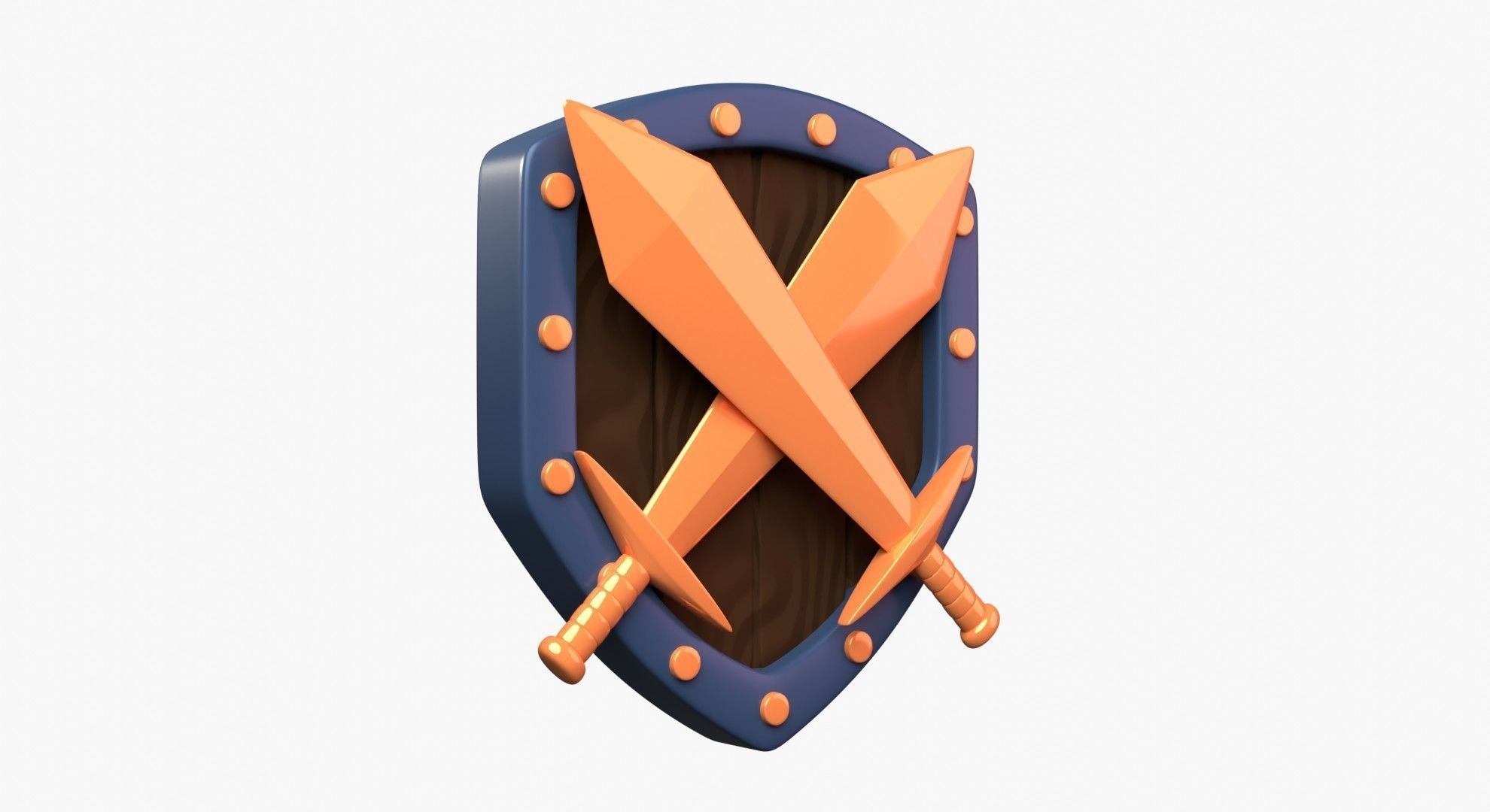 Bronze Tier 3D Illustration 3D model_18