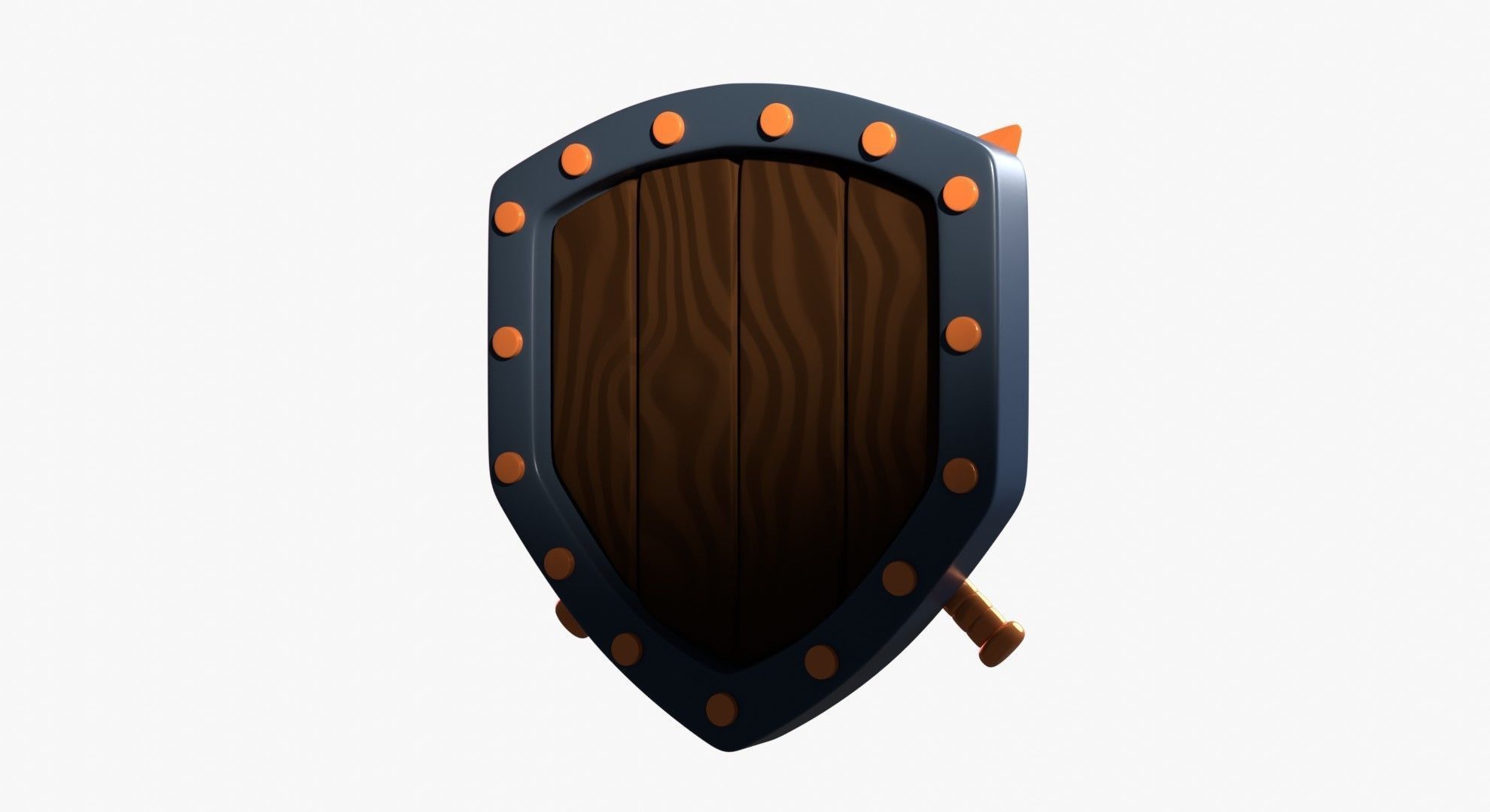 Bronze Tier 3D Illustration 3D model_12