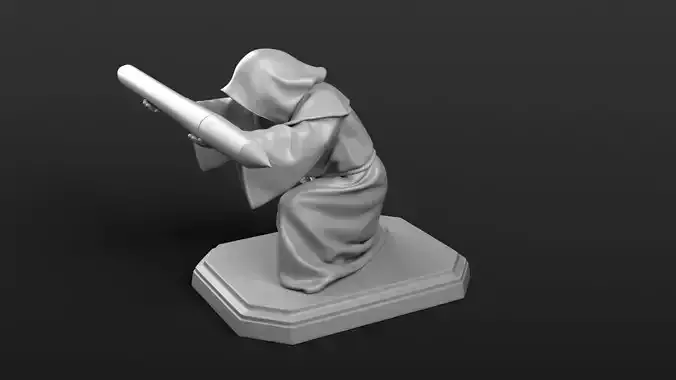 Monk Penholder 3D print model
