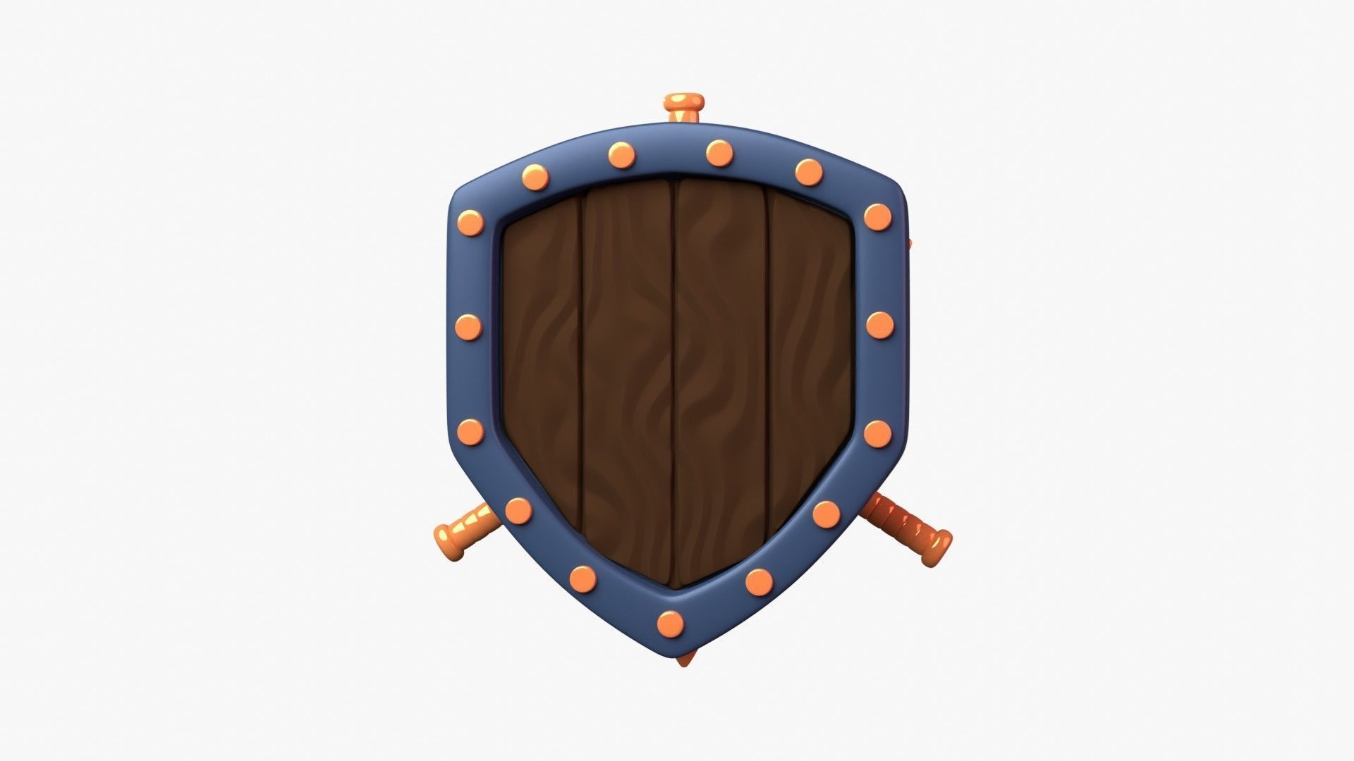 Bronze Tier 3D Illustration 3D model_16