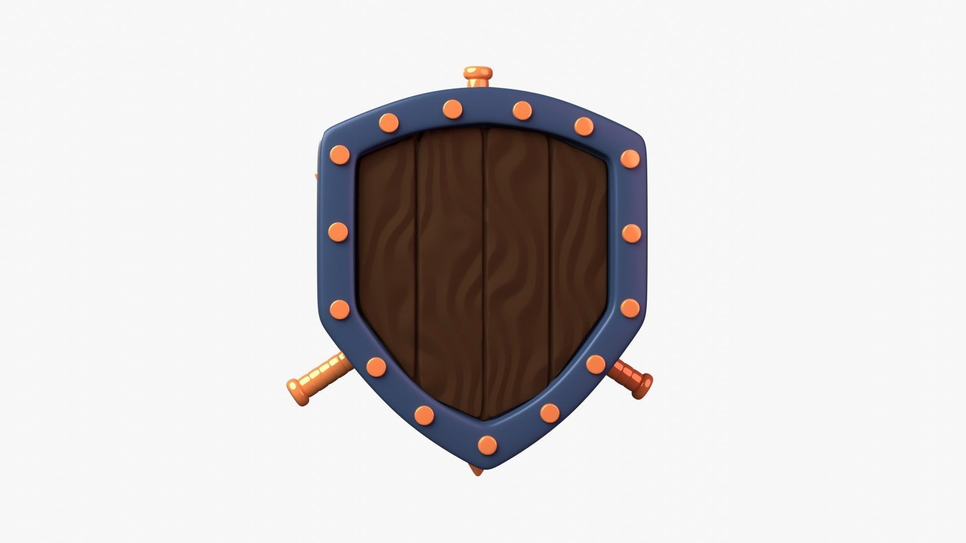 Bronze Tier 3D Illustration 3D model_4