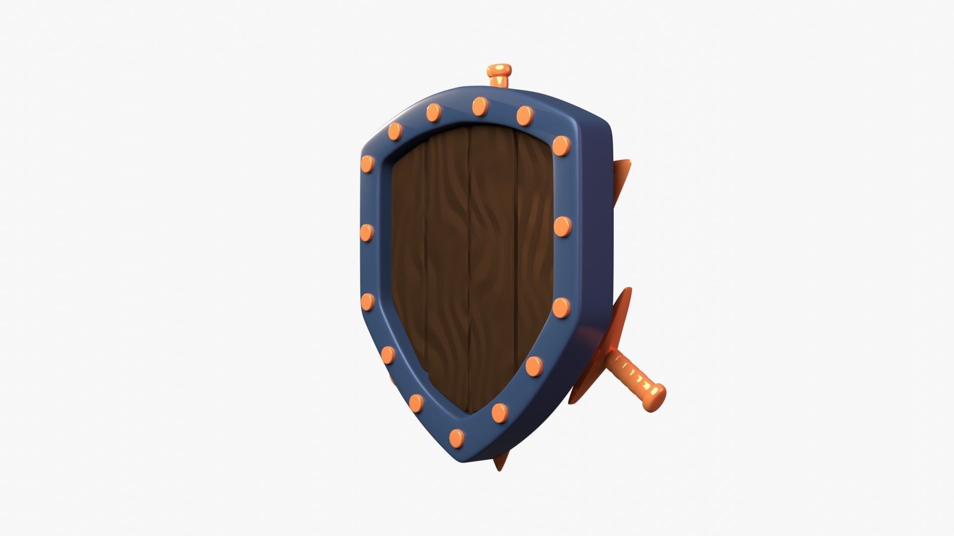 Bronze Tier 3D Illustration 3D model_14