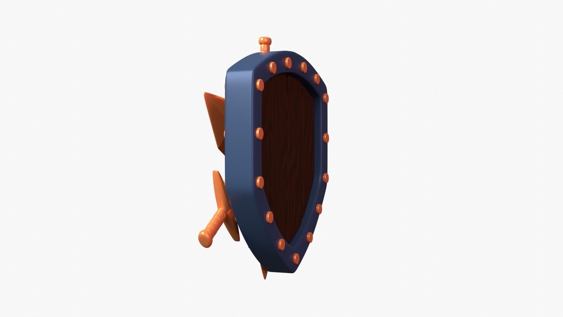 Bronze Tier 3D Illustration 3D model_15