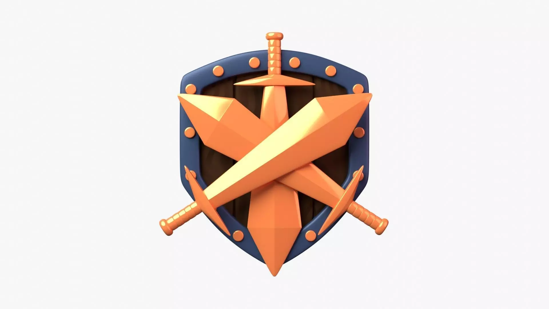 Bronze Tier 3D Illustration 3D model_0