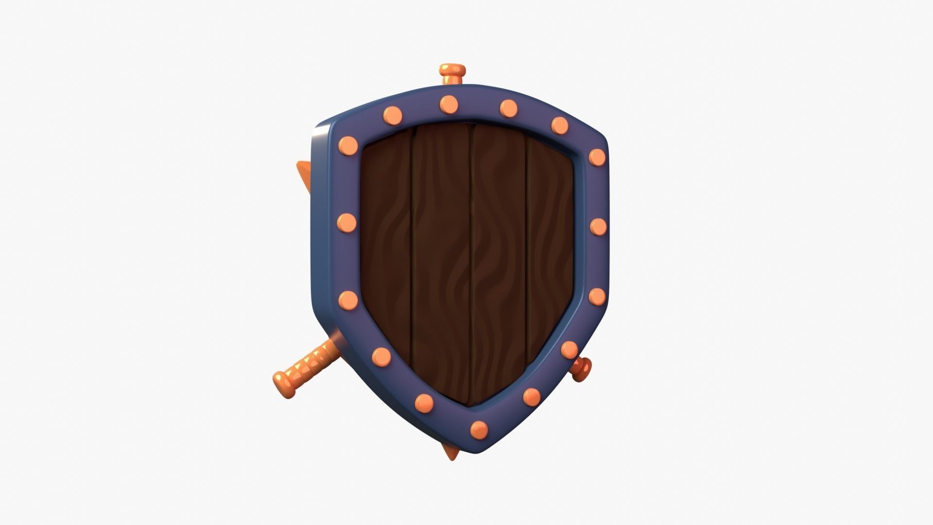 Bronze Tier 3D Illustration 3D model_11